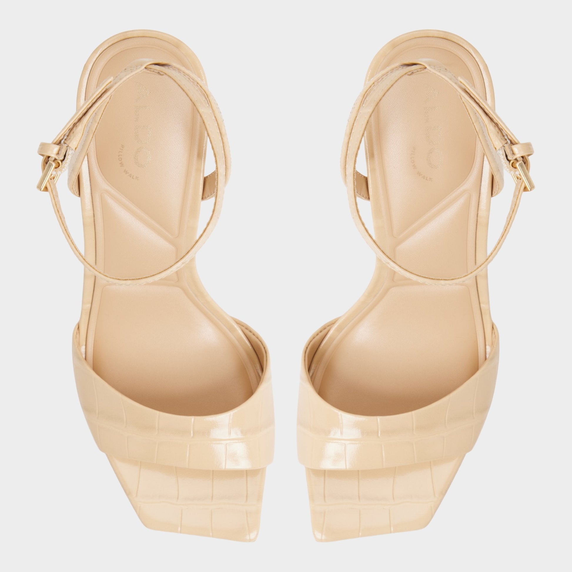 Aldo Harmonious in Medium Beige - Strappy heeled sandal Women