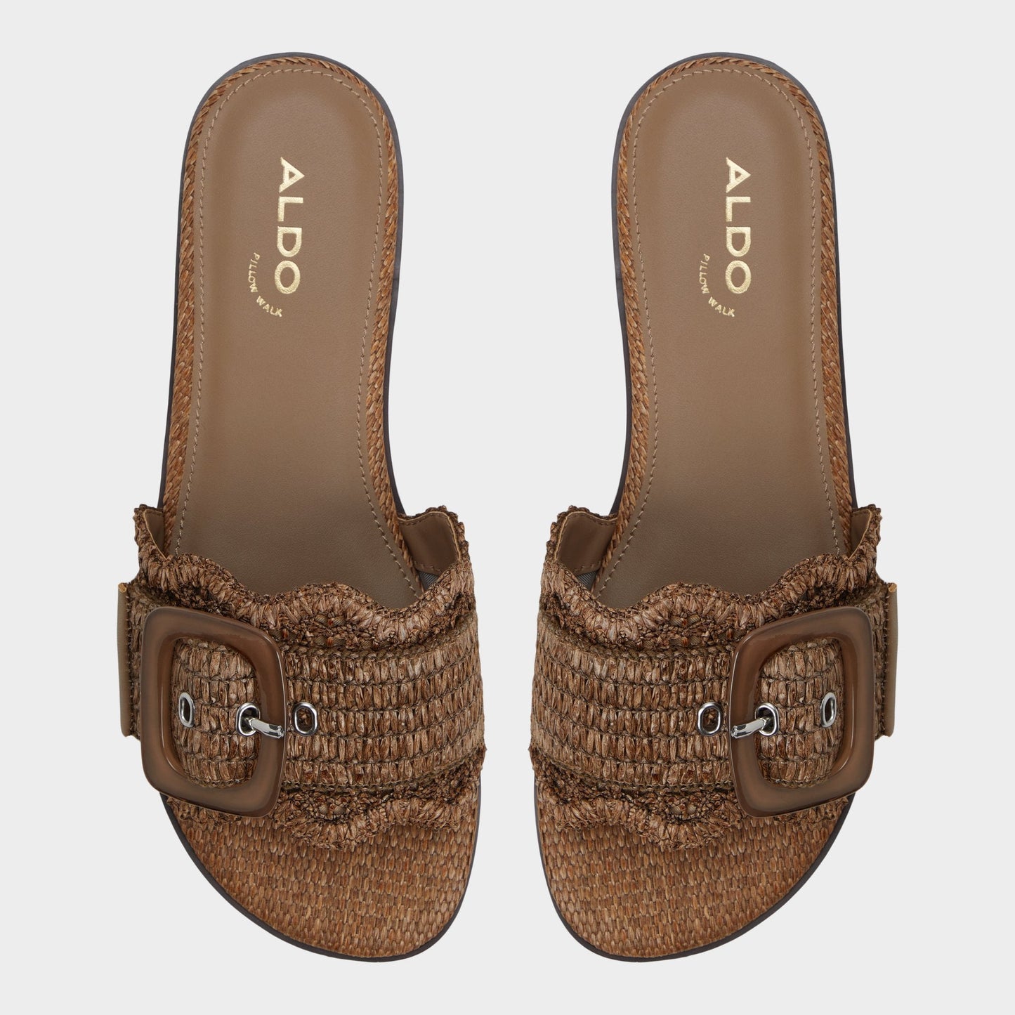 Aldo Wavysally in Light Brown - Slide sandal Women