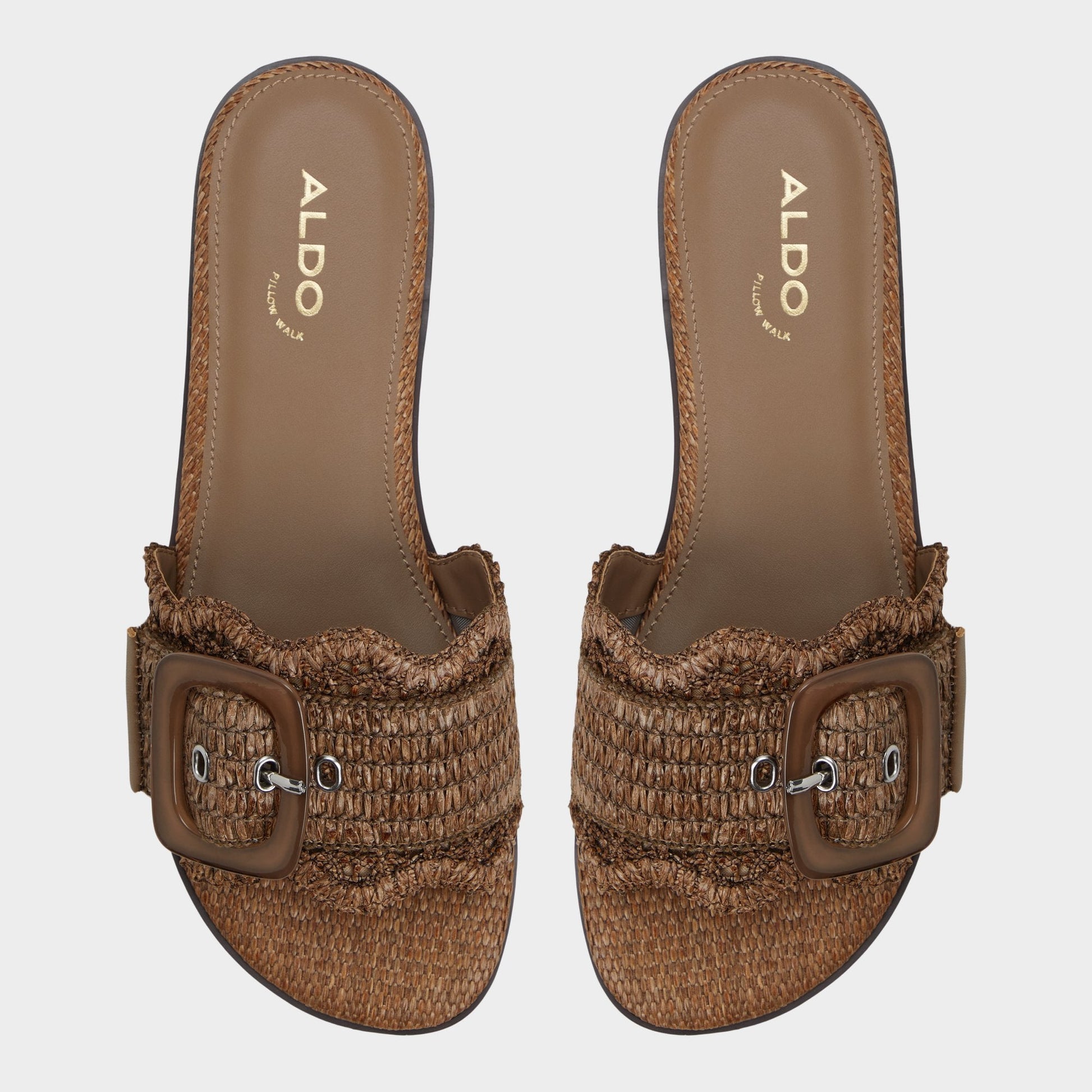 Aldo Wavysally in Light Brown - Slide sandal Women