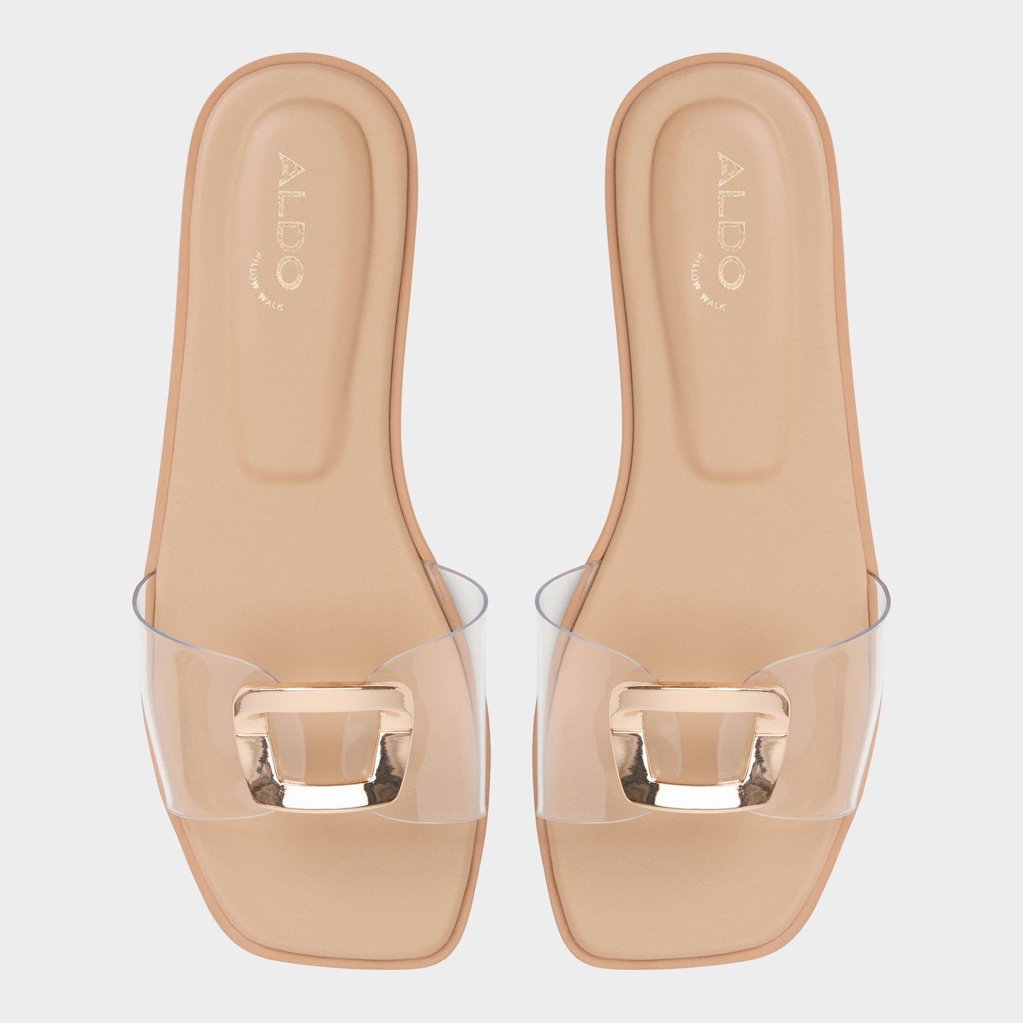 Aldo Tidella Clear Women's Flats - Slide sandal Women