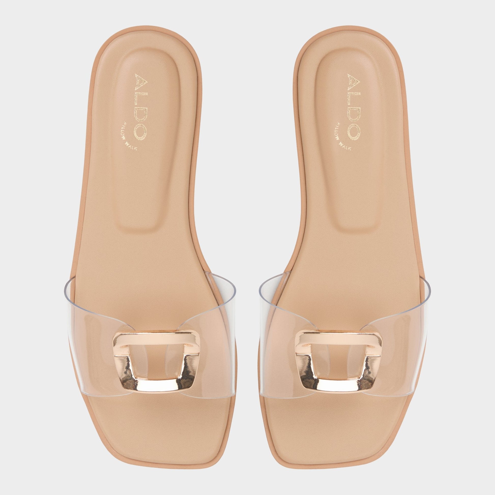 Aldo Tidella Clear Women's Flats - Slide sandal Women