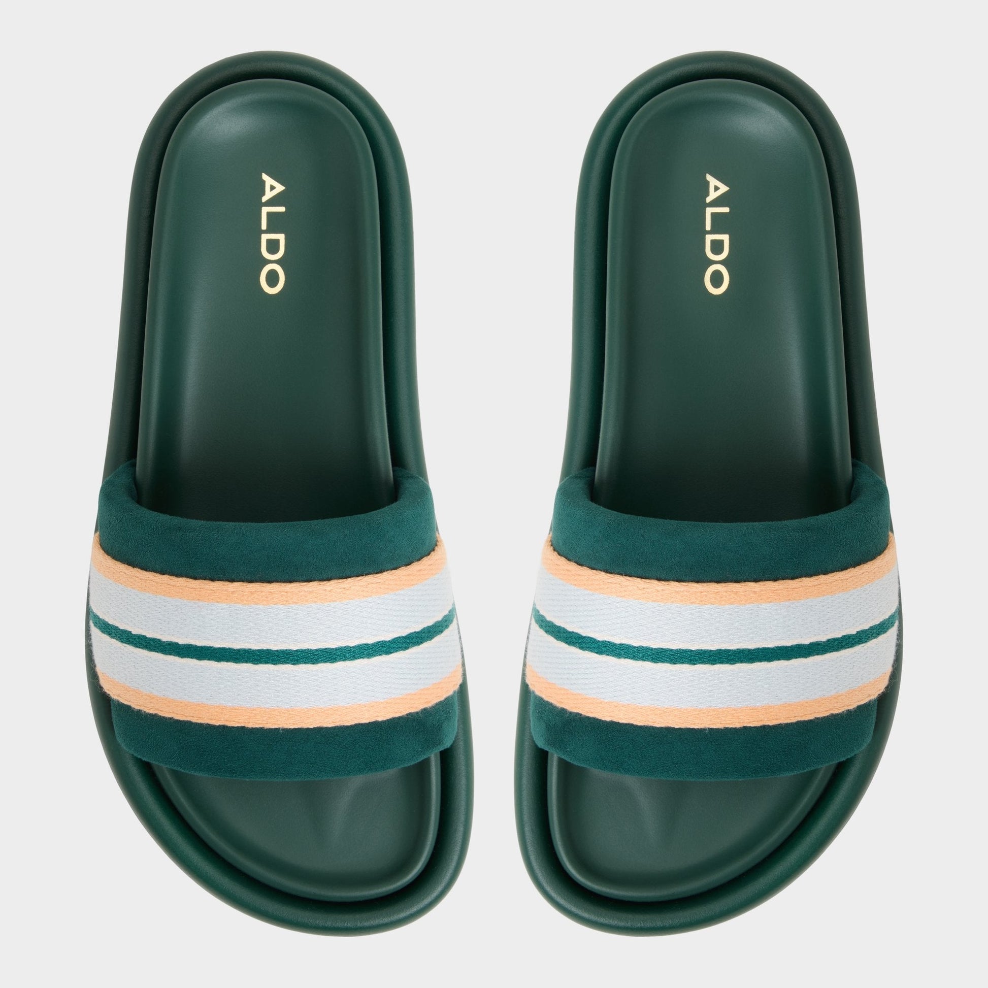 Aldo Nydelagan in Open Green - , Footbed sandal Women