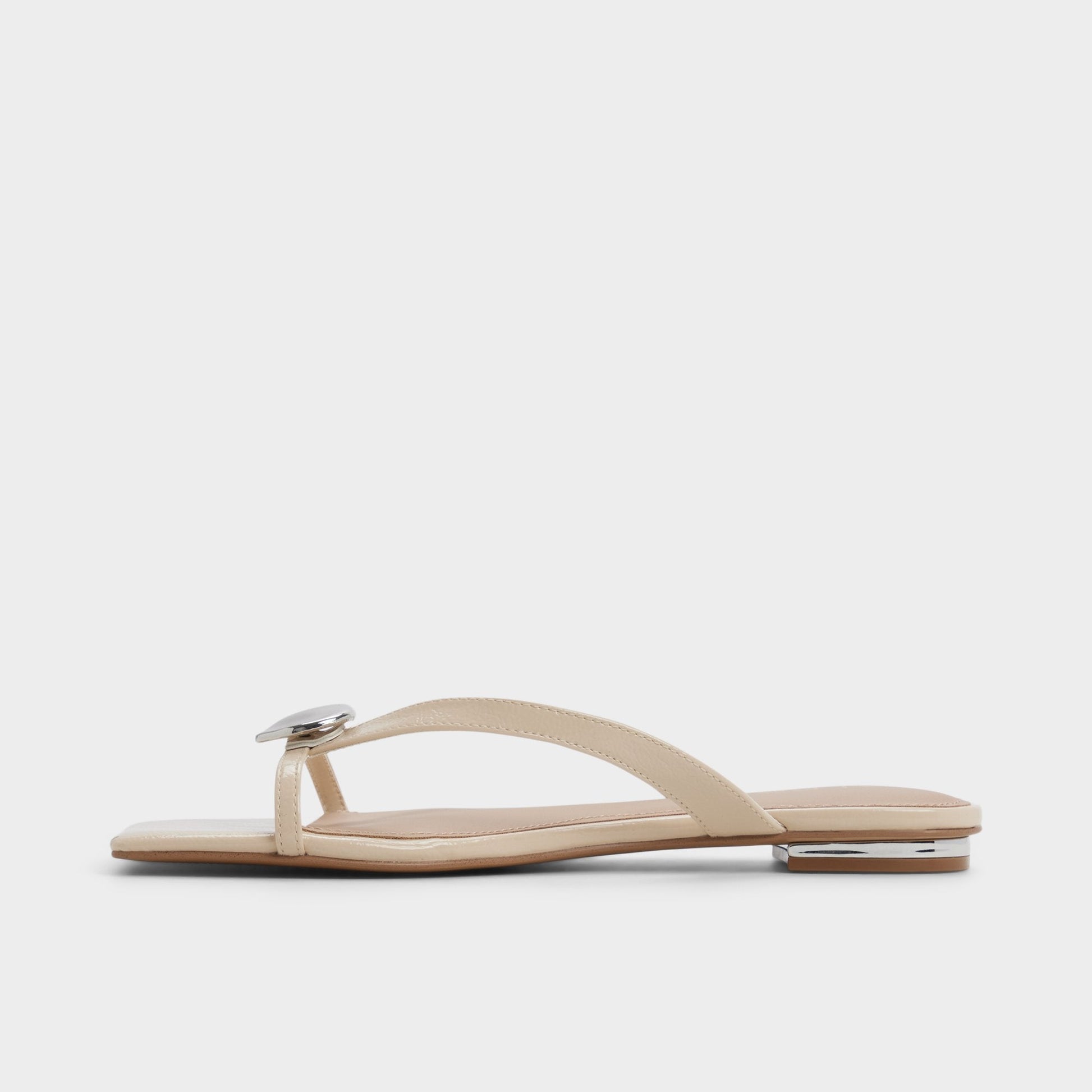 Aldo Iliria Beige Women's Flats - Slide sandal Women