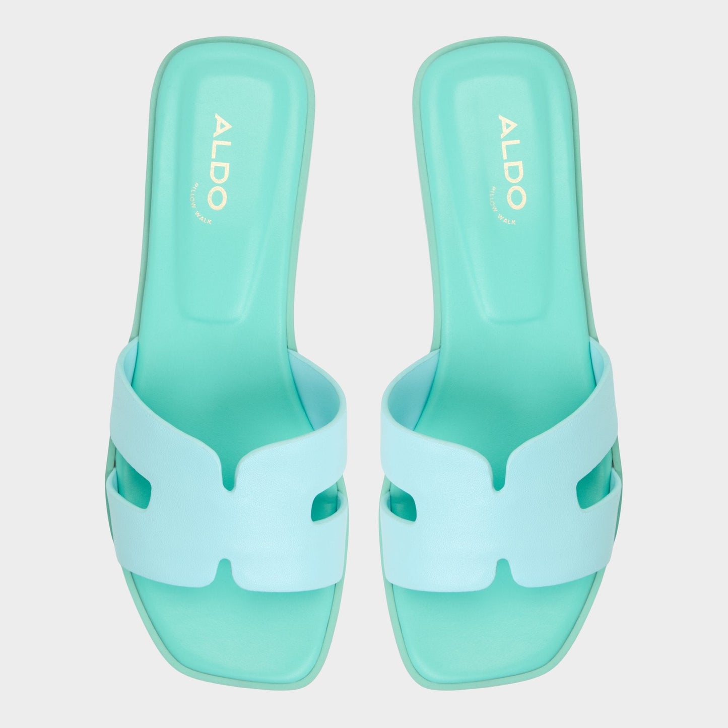 Aldo Itsandal Turquoise Women's Flats - Slide sandal Women