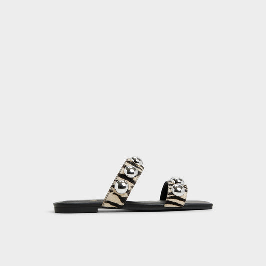 Aldo Katalena in White Black - Slide sandal Women