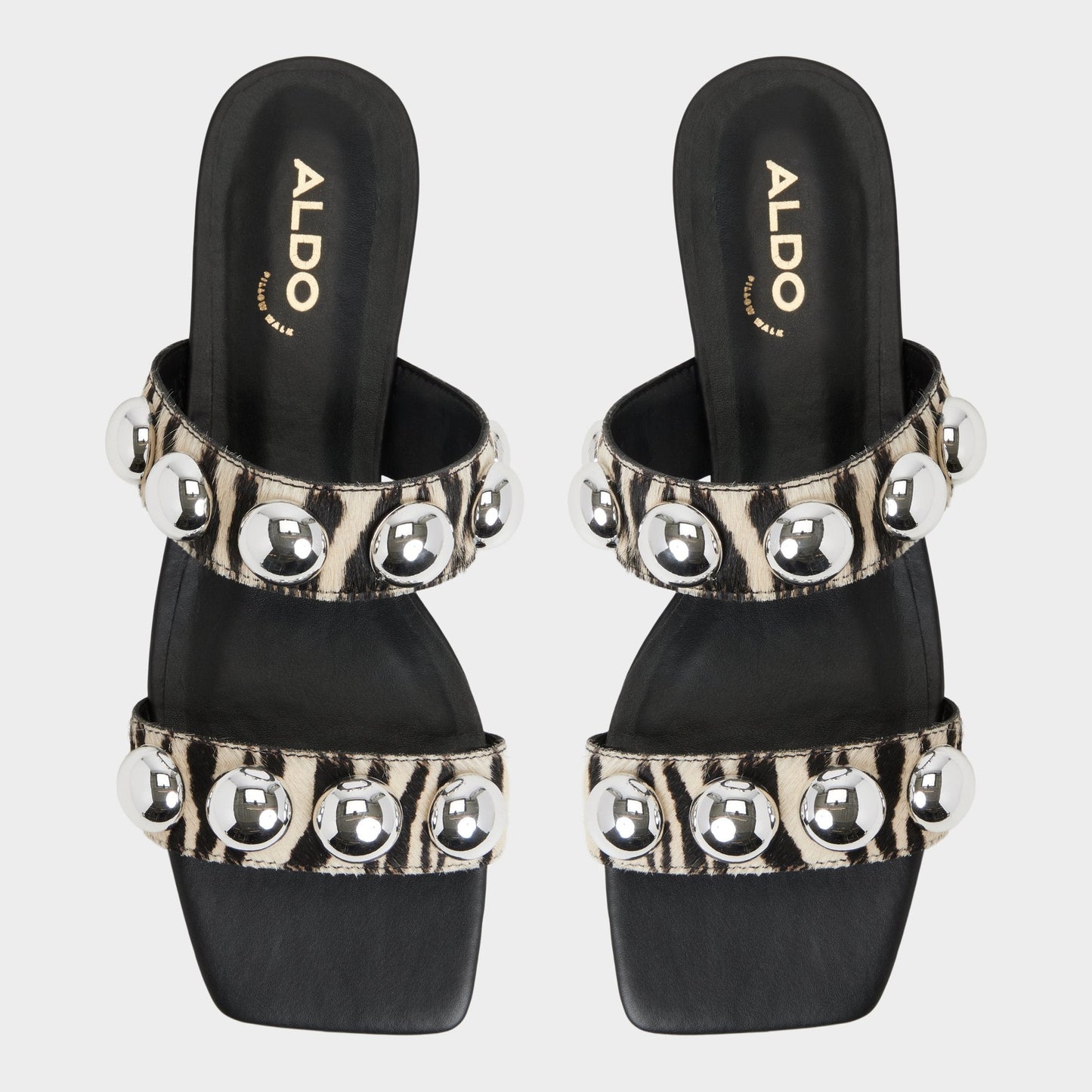 Aldo Katalena in White Black - Slide sandal Women