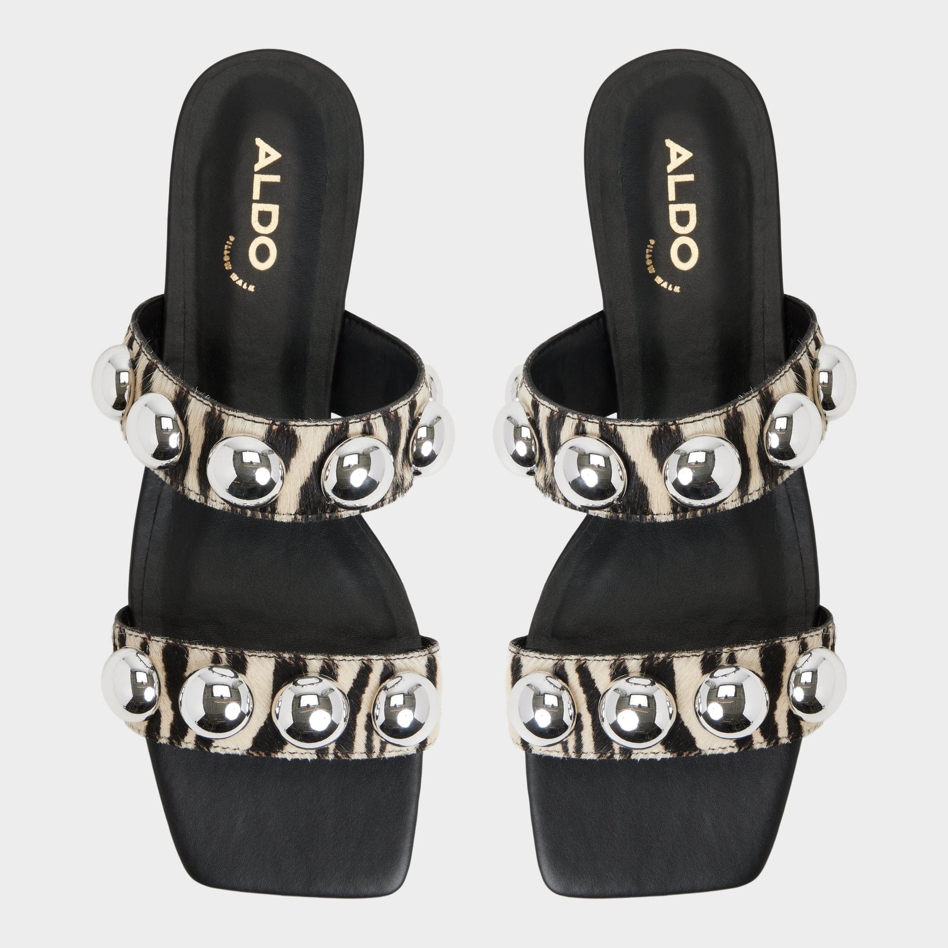 Aldo Katalena in White Black - Slide sandal Women
