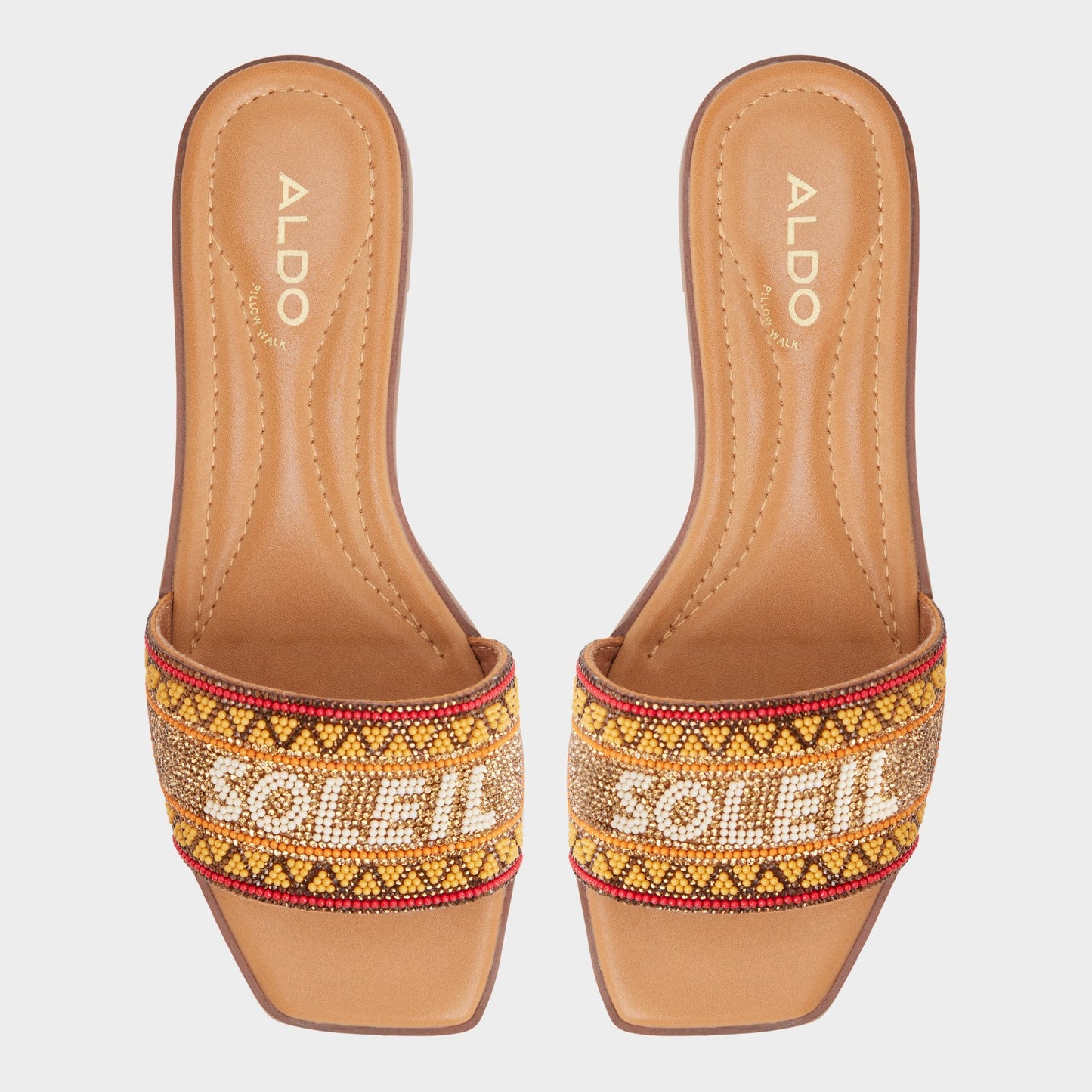 Aldo Seavacay Brown Multi Women's Flats -  Women