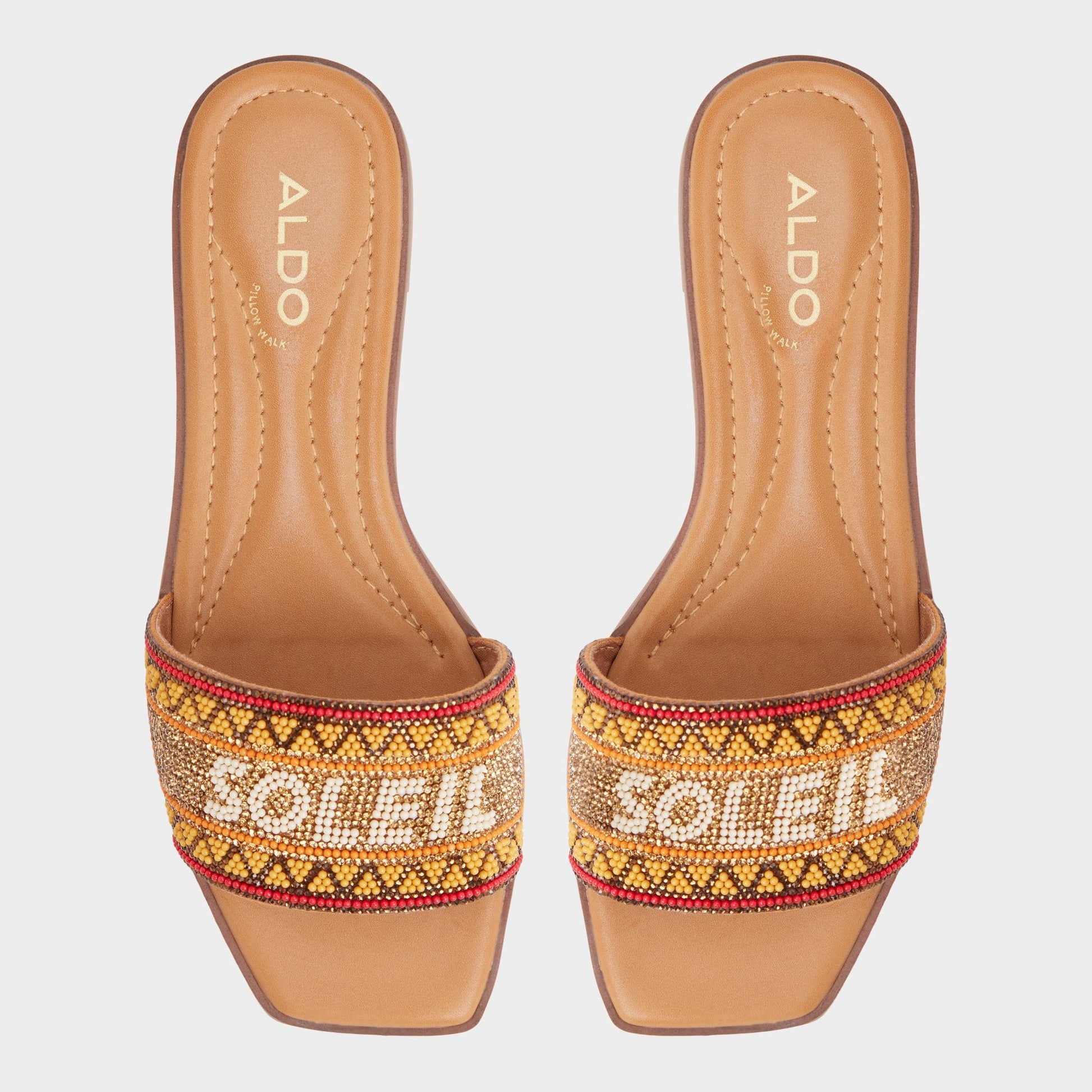 Aldo Seavacay Brown Multi Women's Flats -  Women