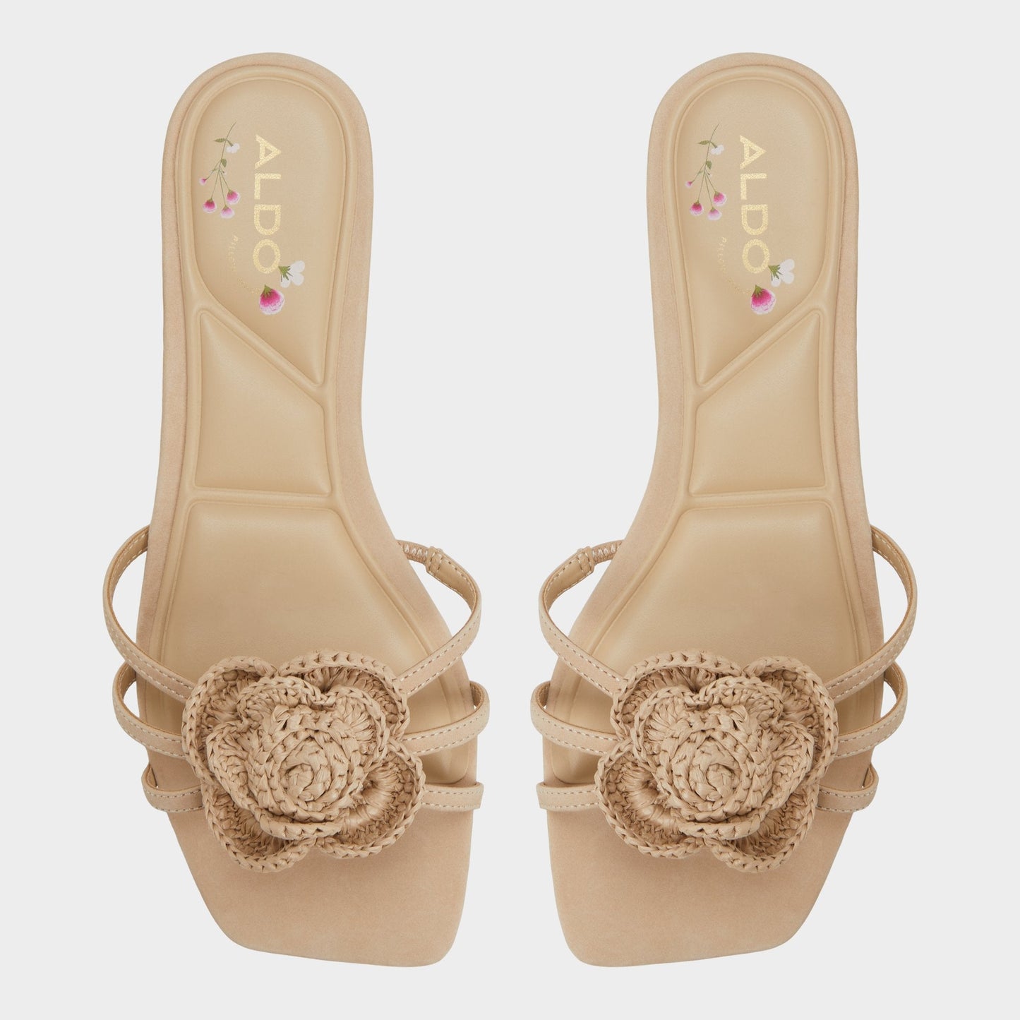 Aldo Wildbloom Sand Women's Travel essentials - Strappy flat sandal Women