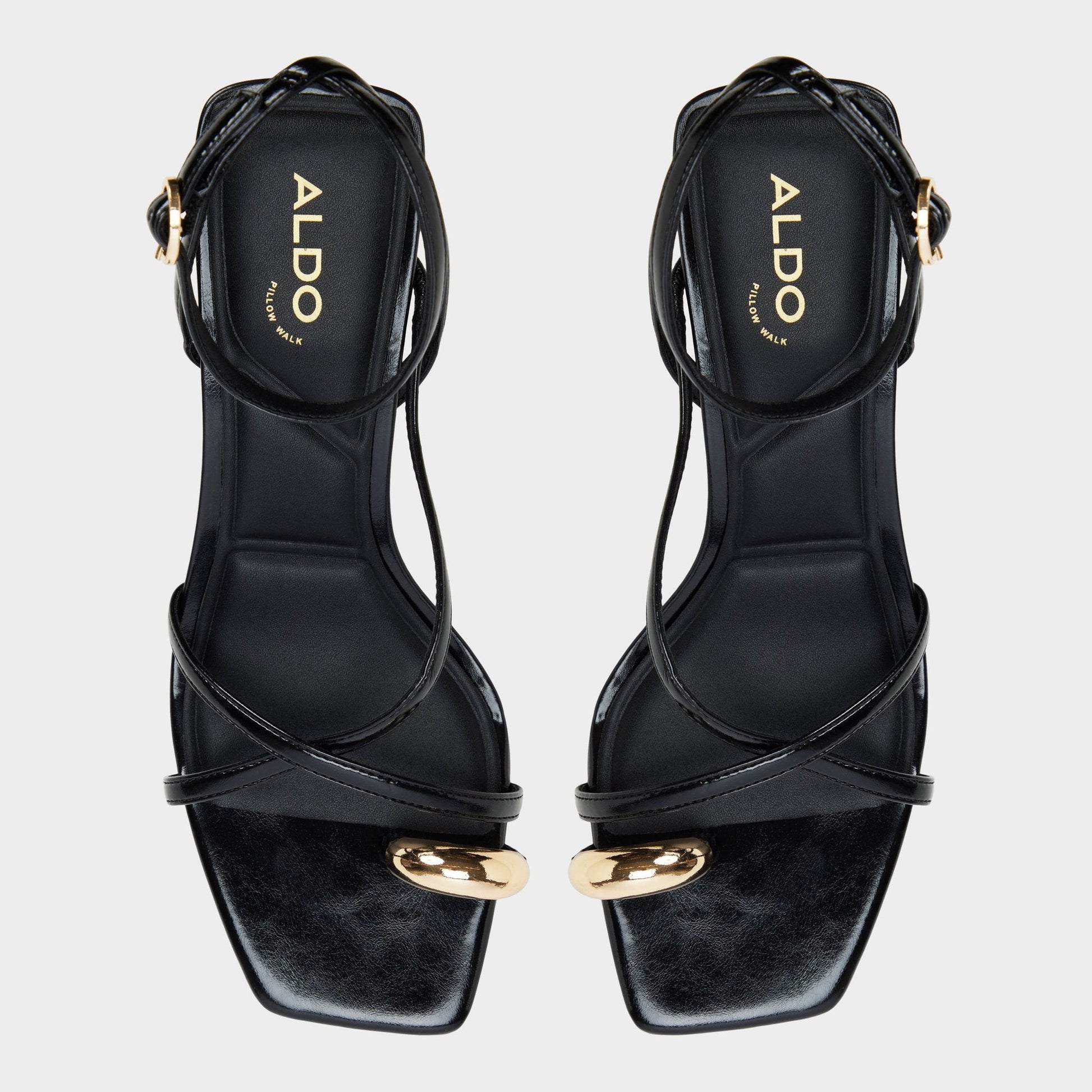 Aldo Elodiah Black Women's Travel essentials - Strappy heeled sandal, Stiletto heel Women