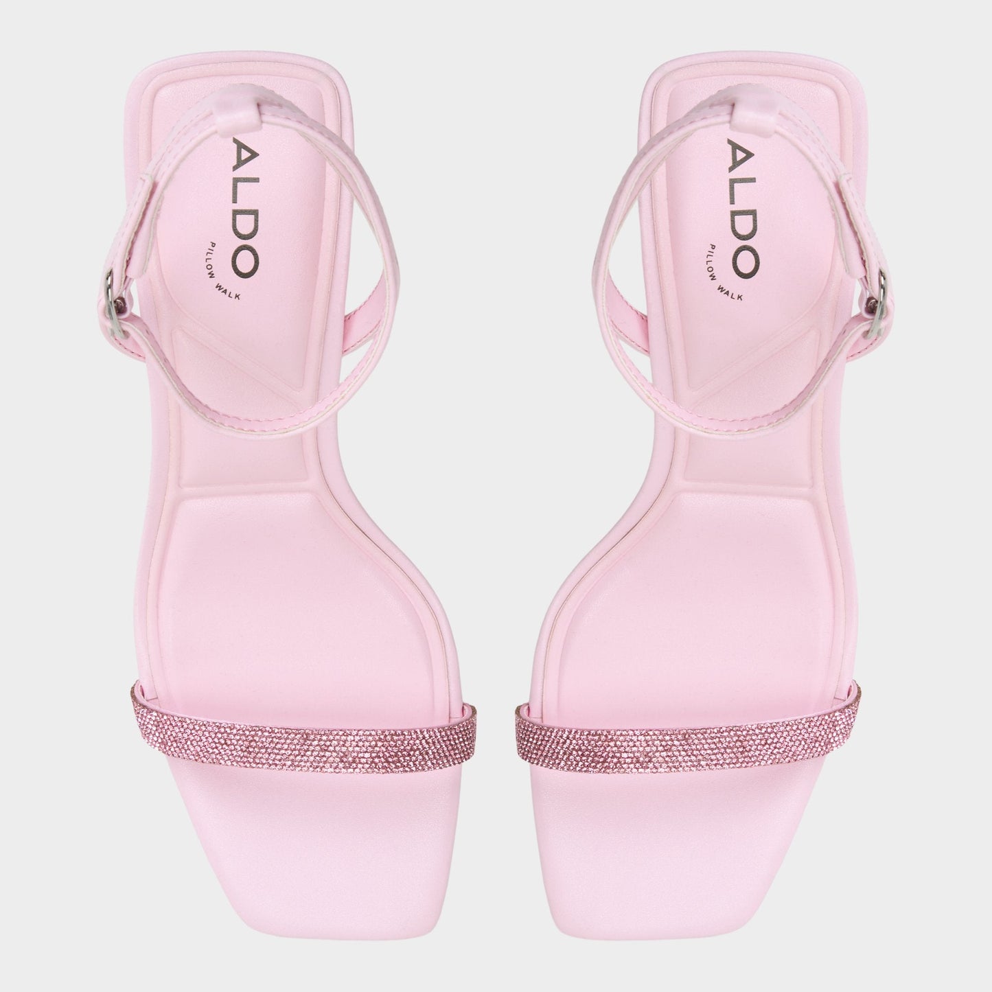 Aldo Kirri Light Pink Women's Strappy sandals - Strappy heeled sandal Women