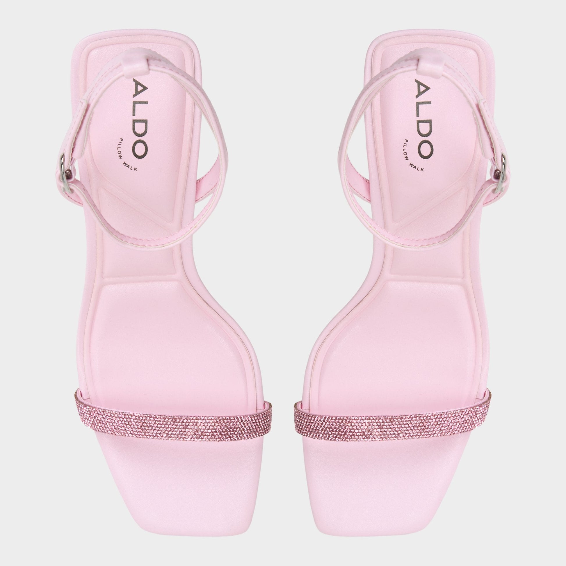 Aldo Kirri Light Pink Women's Strappy sandals - Strappy heeled sandal Women