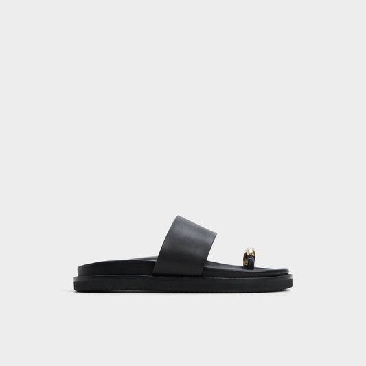 Aldo Beachstroll Black Women's Footbed sandals - Footbed sandal, Footbed sandal Women