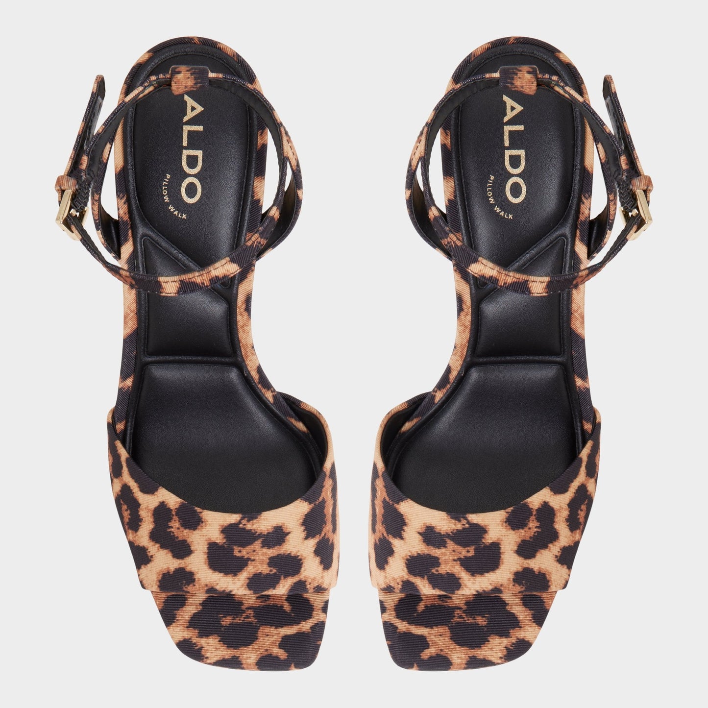 Aldo Chicgleam Brown Multi Women's Strappy sandals - Strappy heeled sandal, Platform Women