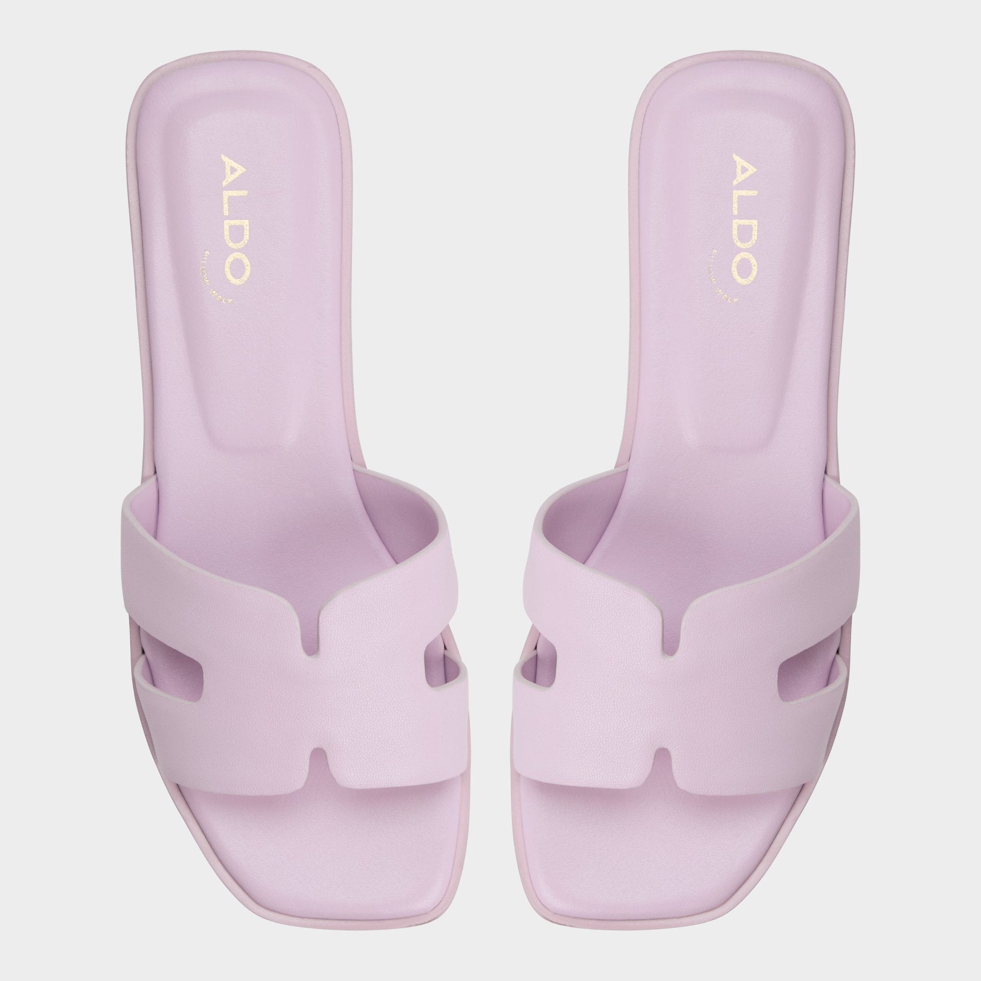 Aldo Itsandal Light Purple Women's Flats - Slide sandal Women