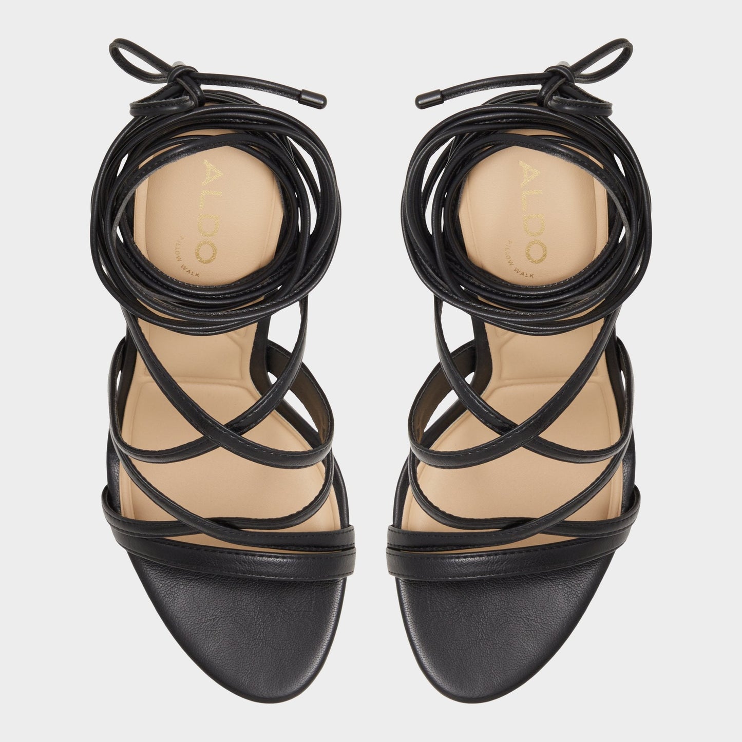 Aldo Marylou Black Women's Strappy sandals - Strappy heeled sandal Women