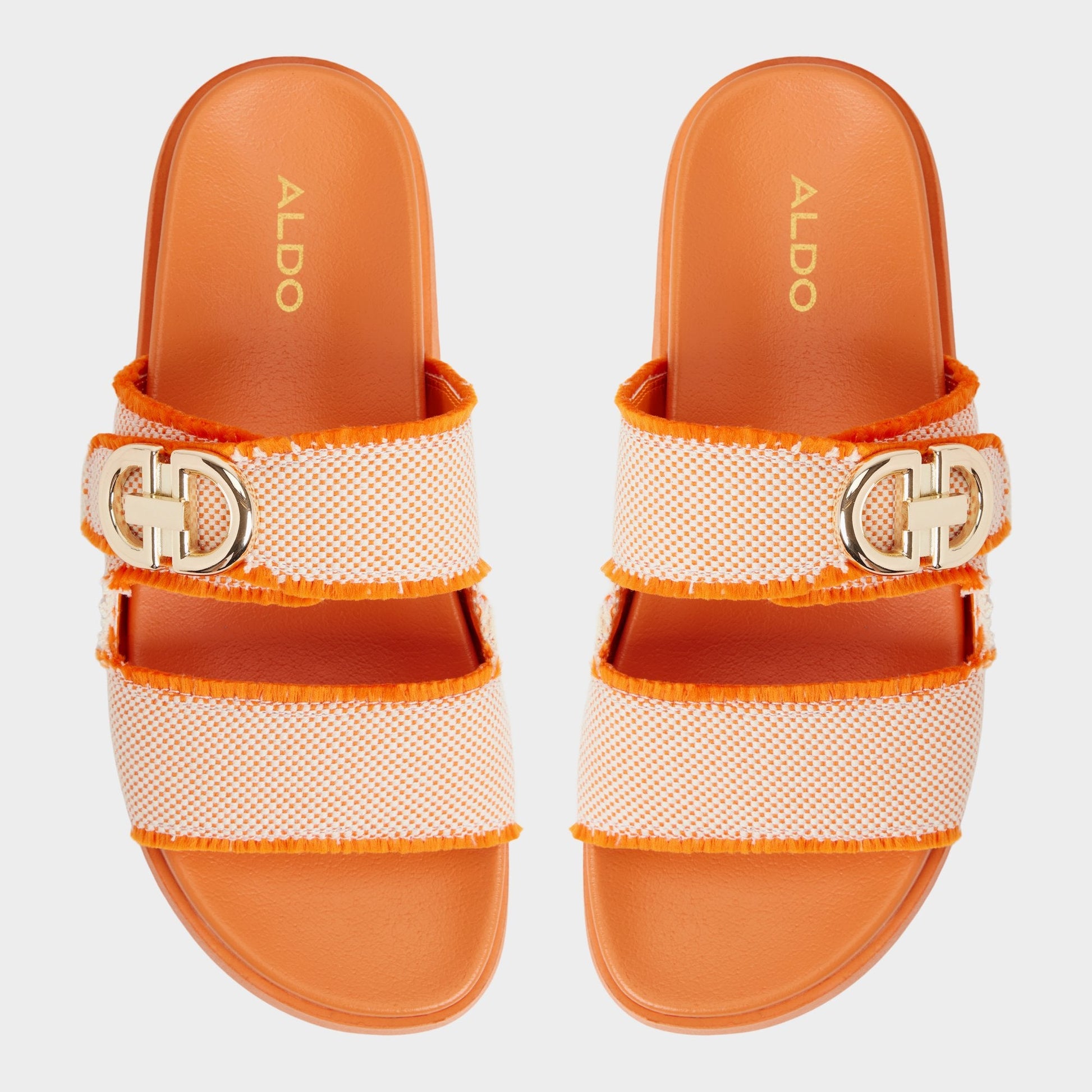 Aldo Daisymae Orange Women's Footbed sandals -  Women