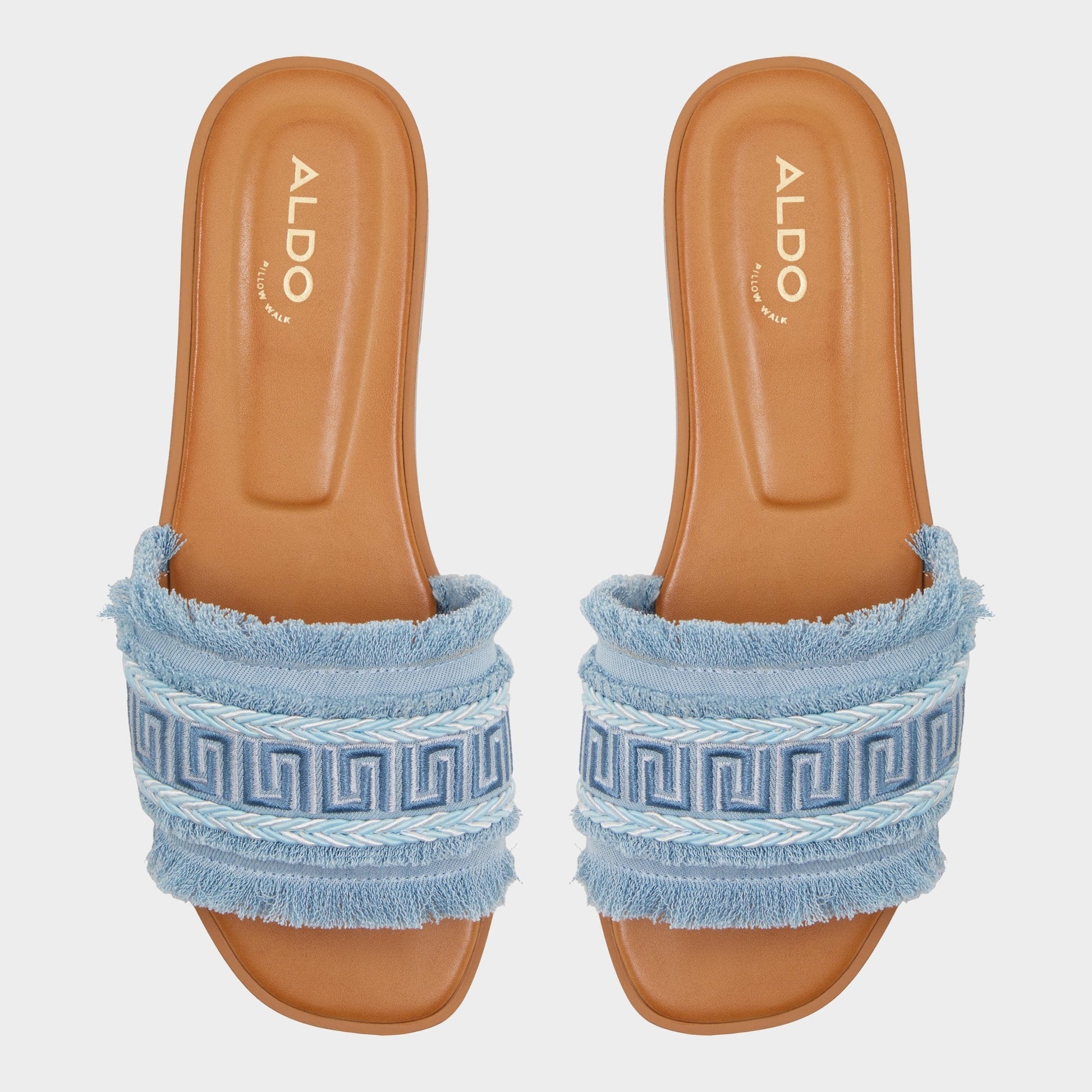 Aldo Nalani Medium Blue Women's Flats - Slide sandal Women