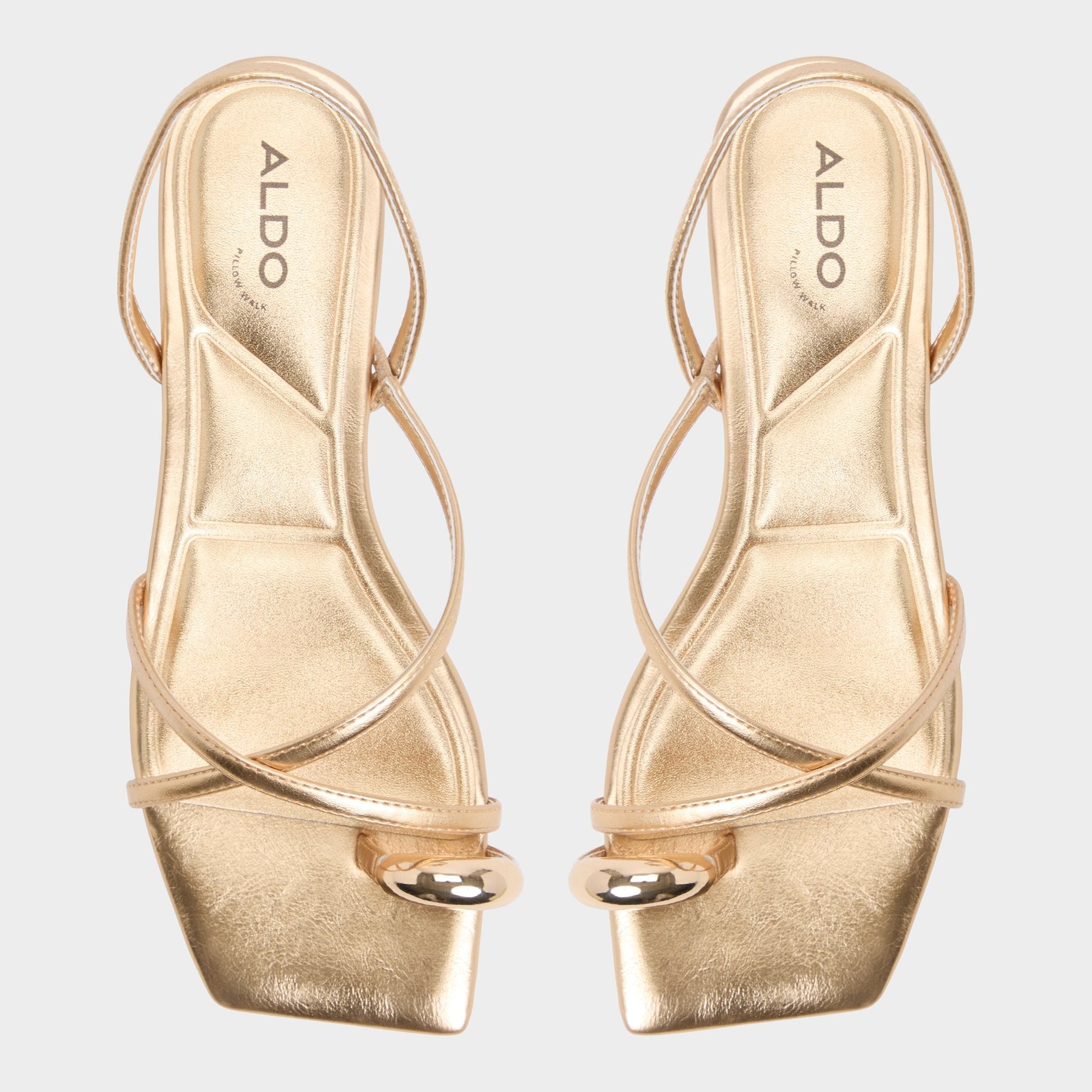 Aldo Synthesa Gold Women's Travel essentials - Flip flop Women