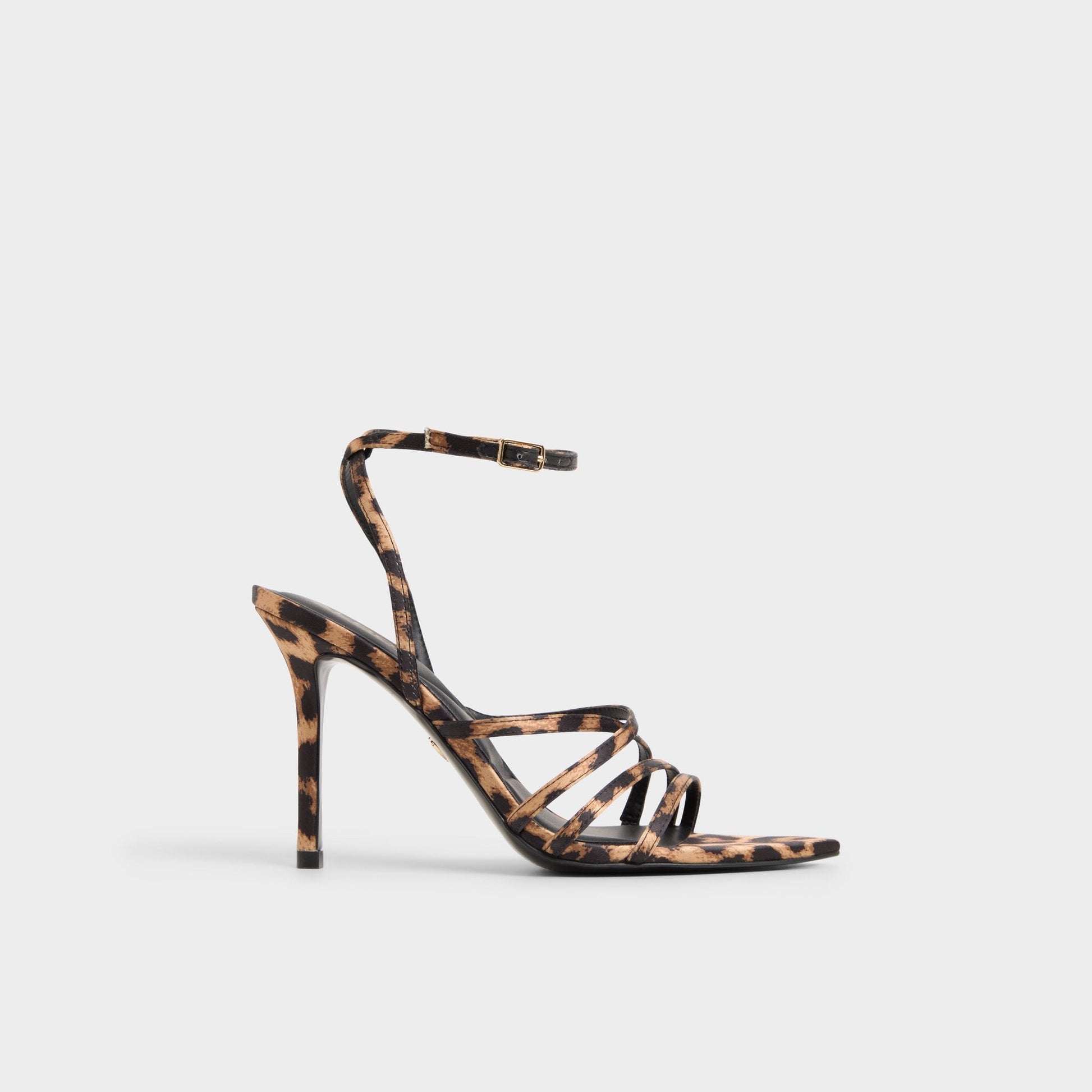 Aldo Solania Brown Multi Women's Strappy sandals - Strappy heeled sandal, Stiletto heel Women