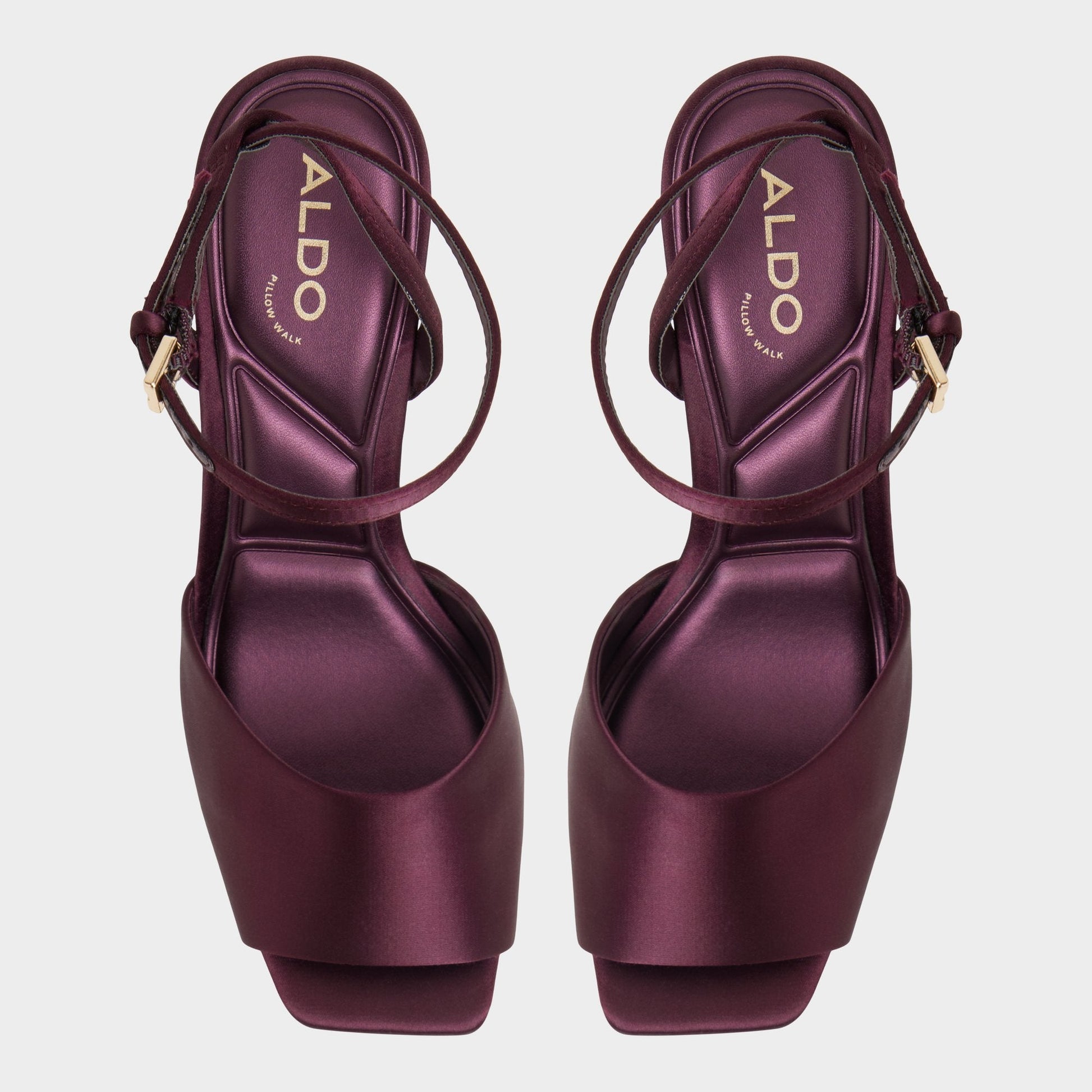 Aldo Kaiasien in Bordo 14151896 - Strappy heeled sandal, Stiletto heel Women