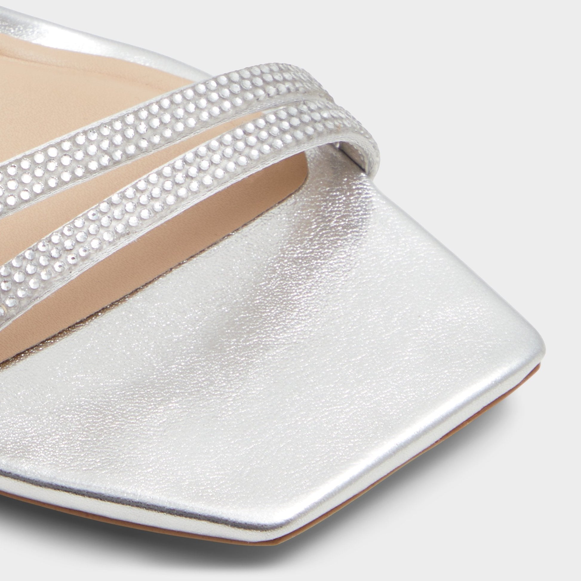 Aldo Phaedra in Silver - Strappy stiletto sandal Women