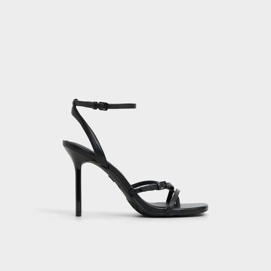 Aldo Conney Black Women's Heeled sandals - Strappy heeled sandal, Stiletto heel Women