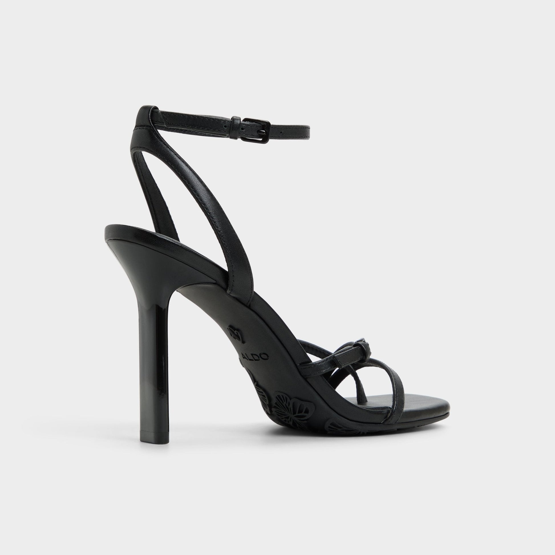 Aldo Conney Black Women's Heeled sandals - Strappy heeled sandal, Stiletto heel Women
