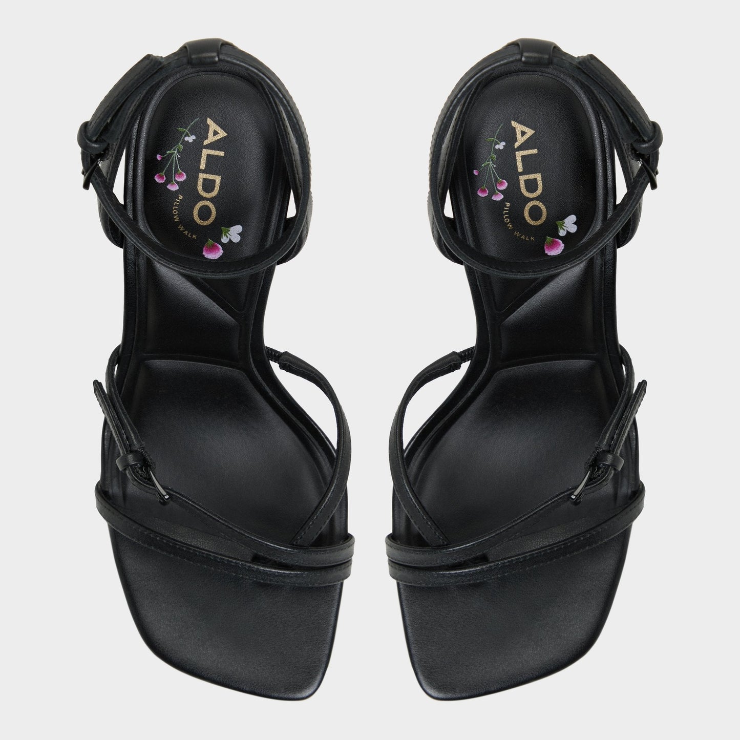 Aldo Conney Black Women's Heeled sandals - Strappy heeled sandal, Stiletto heel Women