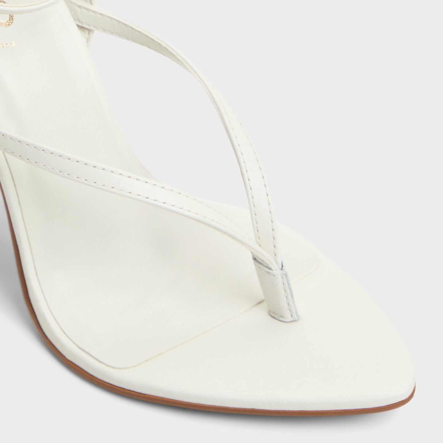 Aldo Abyfindley White/Bone Women's Strappy sandals - Heeled flip flop Women