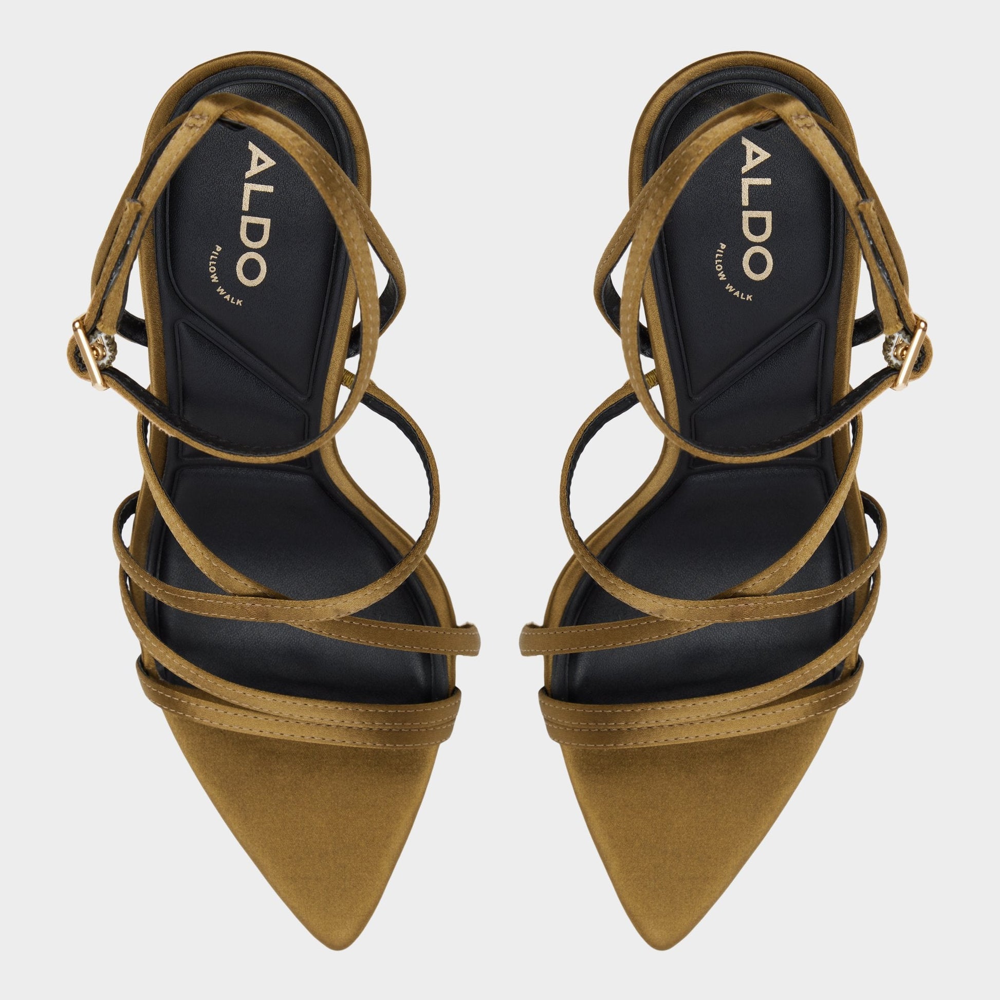 Aldo Solania Other Green Women's Strappy sandals - Strappy heeled sandal, Stiletto heel Women