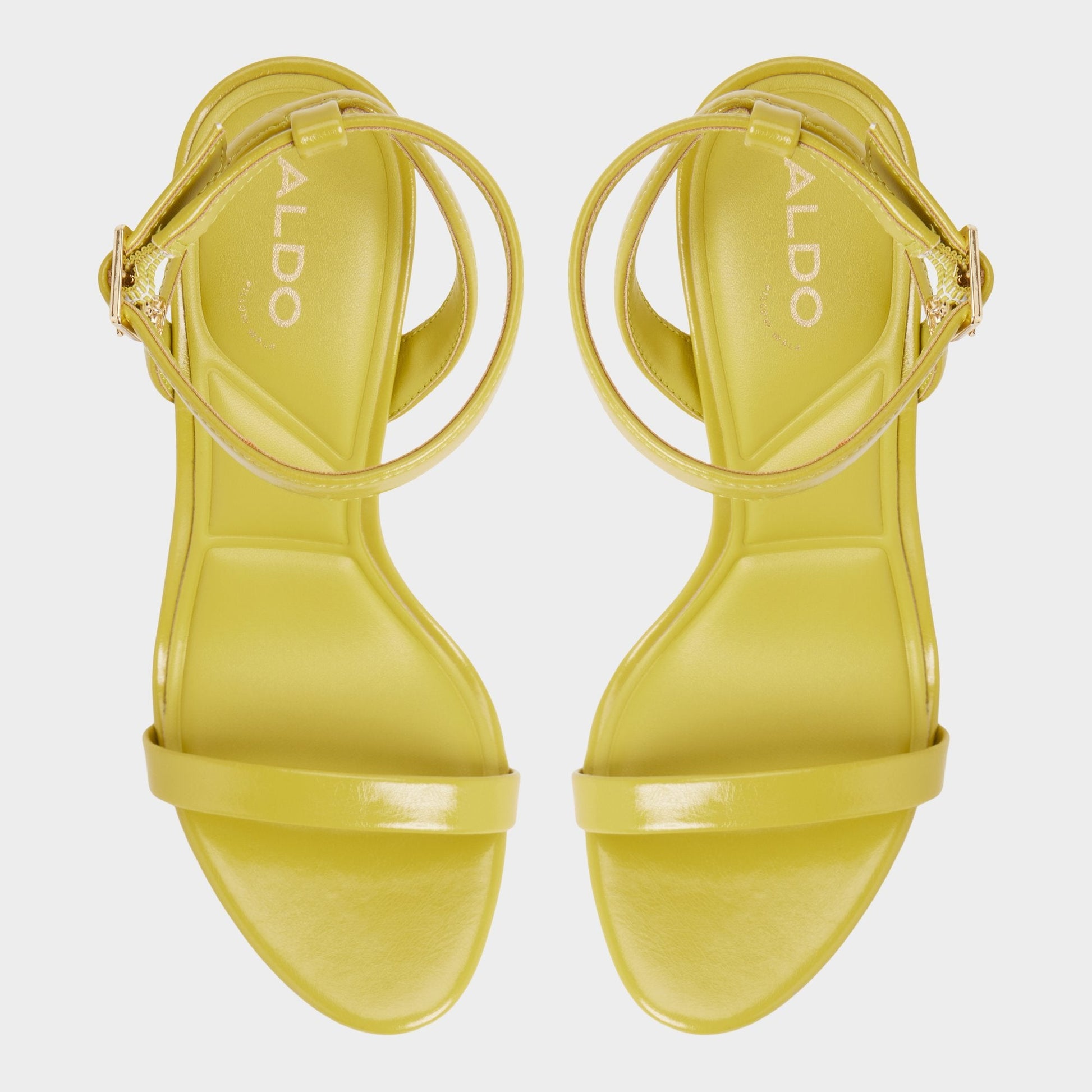Aldo Maristou Lime Green Women's Heeled sandals - Strappy heeled sandal, Stiletto heel Women