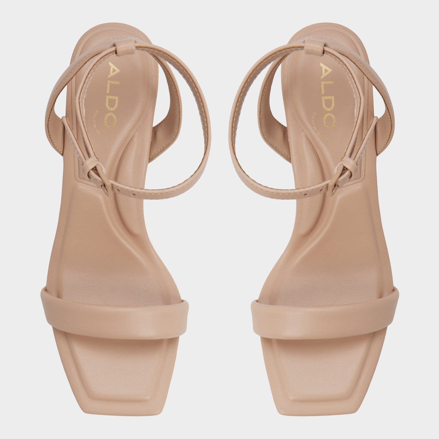 Aldo Aurorai Bone Women's Strappy sandals - Strappy heeled sandal, Block heel Women