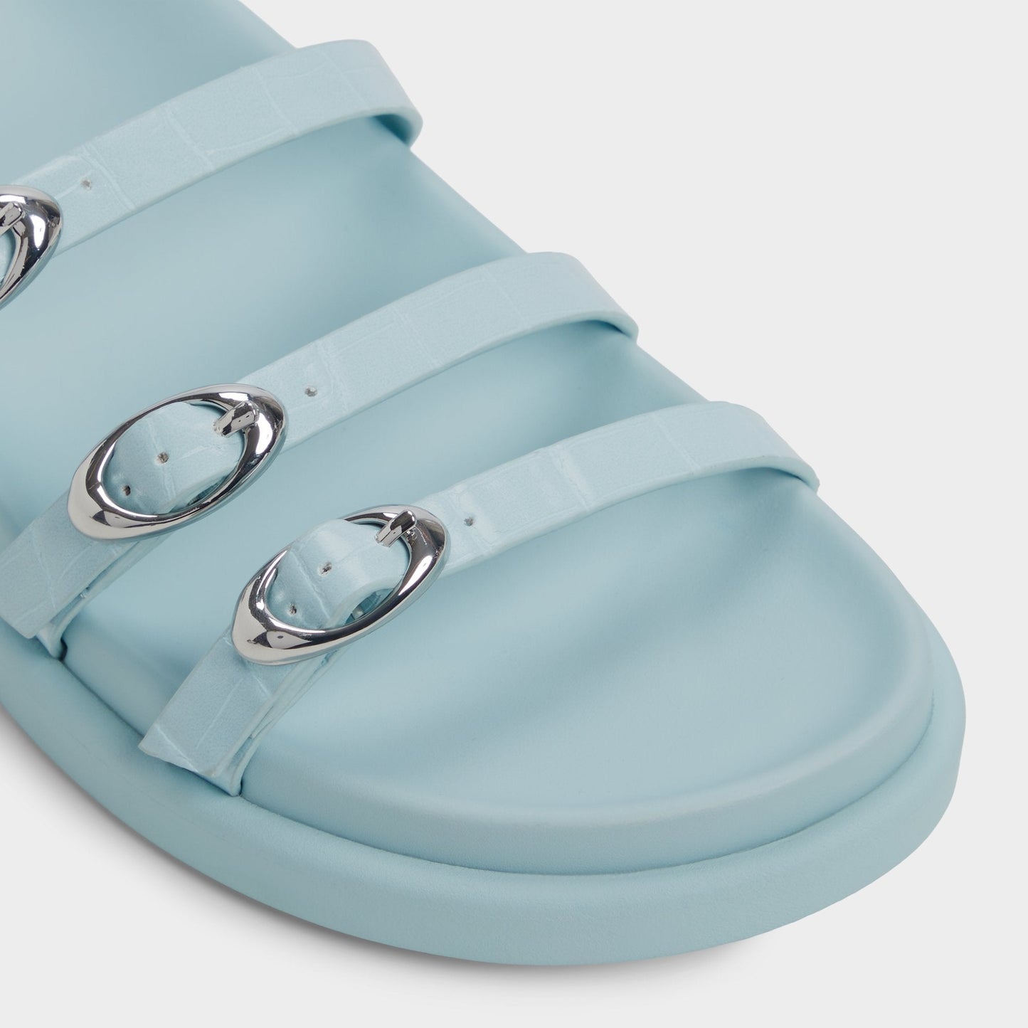 Aldo Zephyra Pastel Blue Women's Footbed sandals - Footbed sandal Women