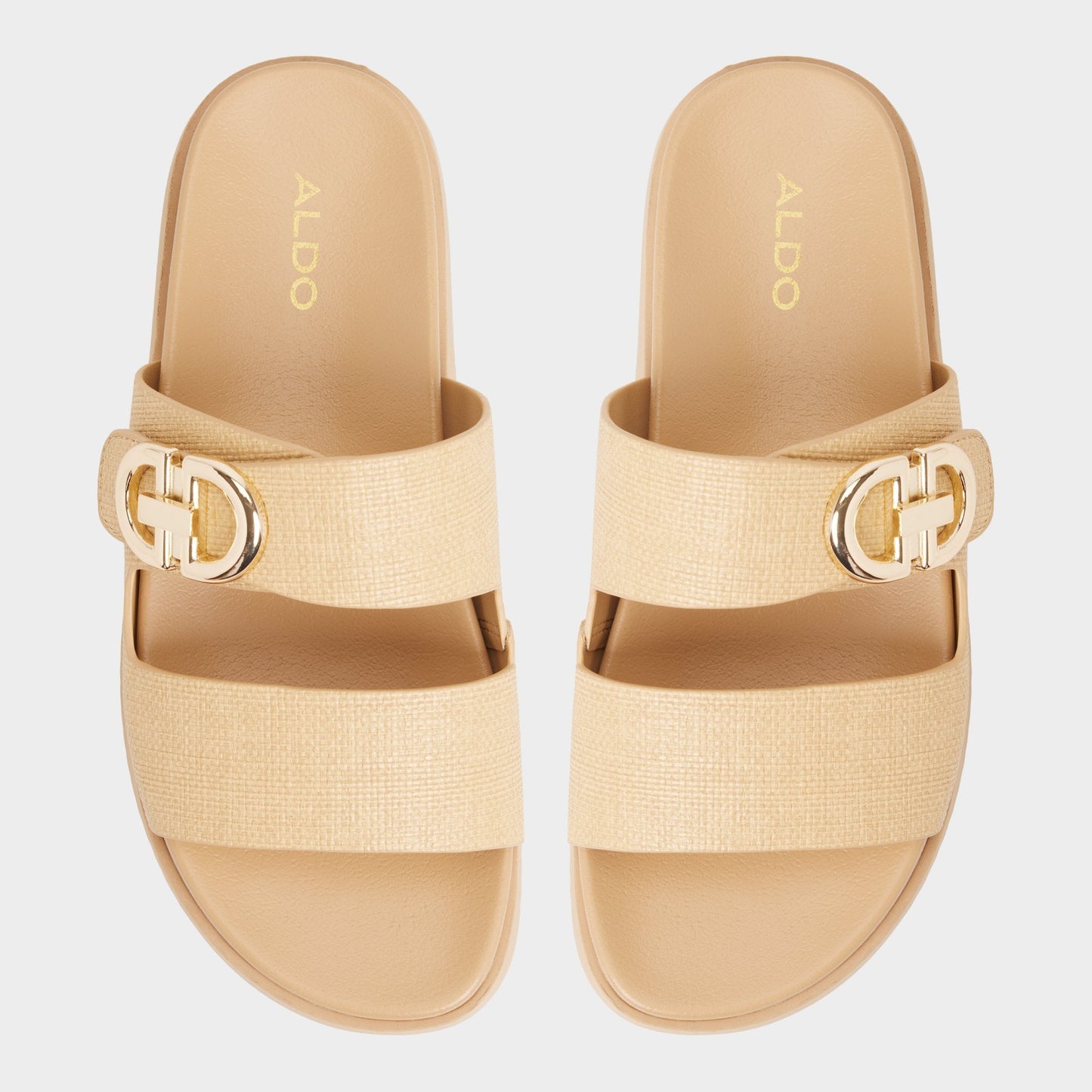 Aldo Daisymae Natural Women's Footbed sandals -  Women