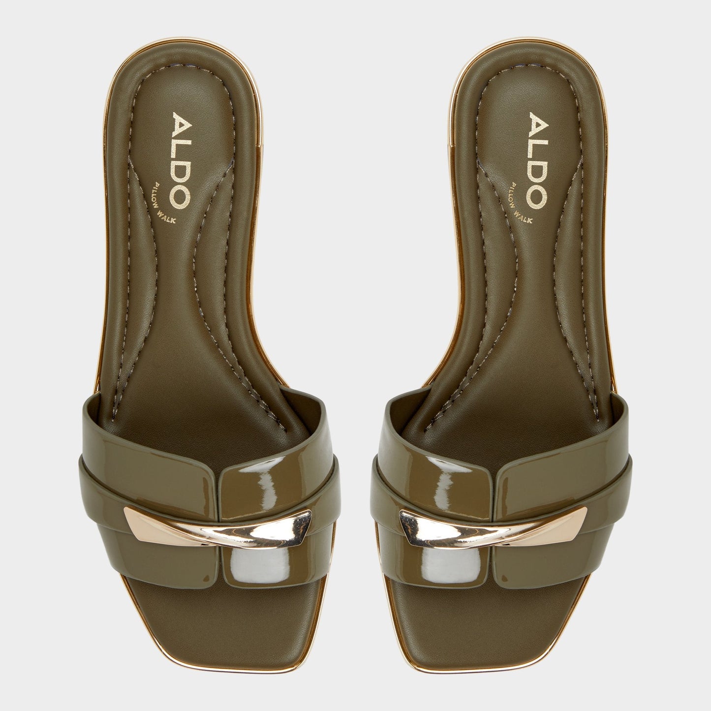 Aldo Darlina Other Green Women's Flats - Slide sandal Women