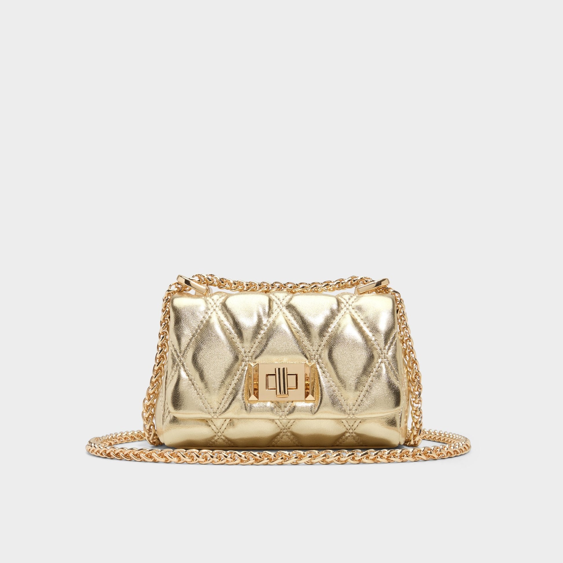 Aldo Ledia Gold Women's Iridescent metallics - Crossbody bag Women|Bags