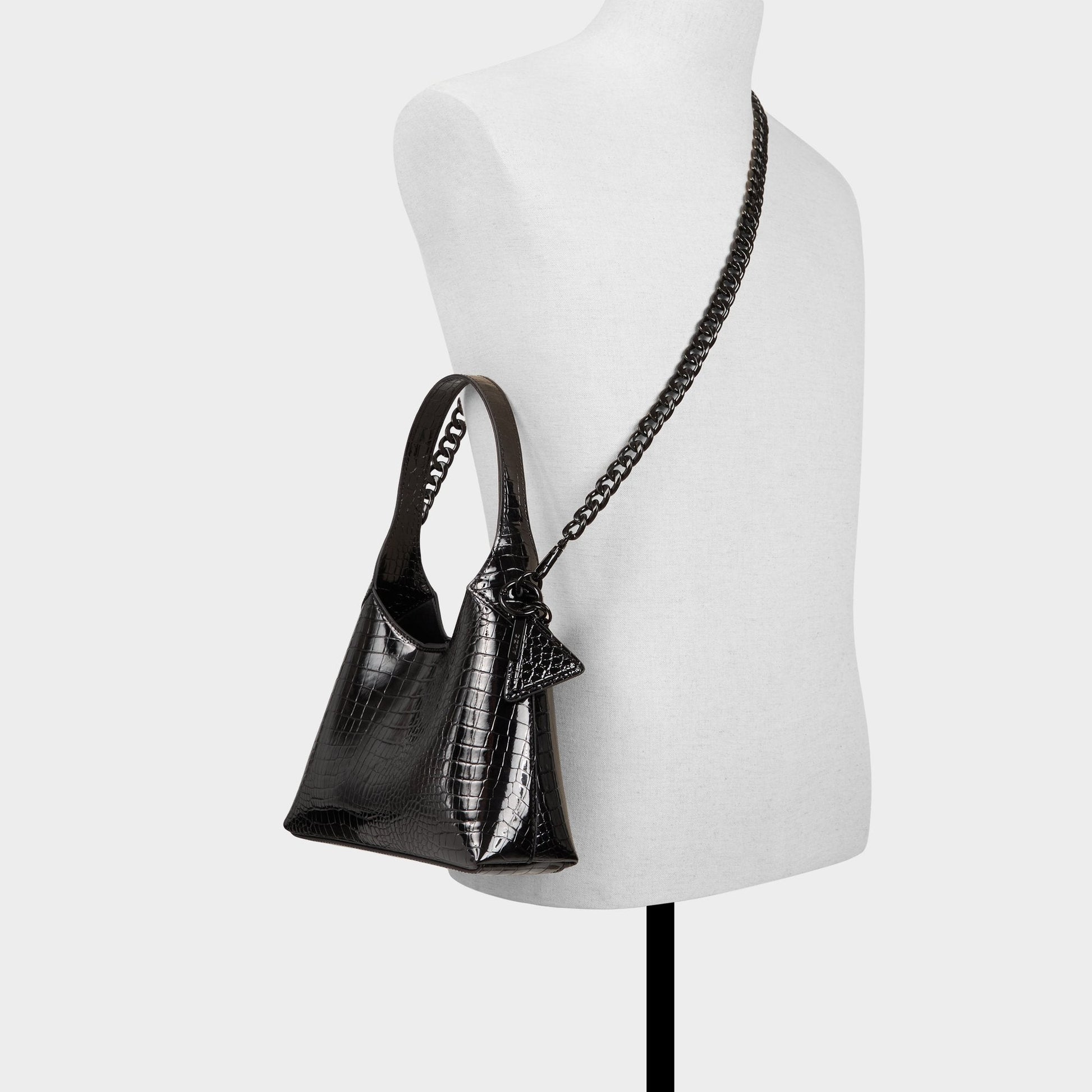 Aldo Smallharperr Black/Black Women's Shoulder Bags - Hobo bag Women|Bags