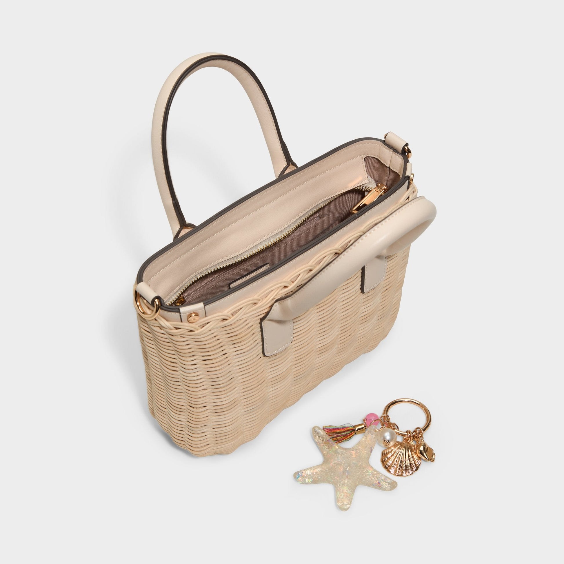 Aldo Seasparkle Bone Women's Top Handle Bags - Satchel bag Women|Bags