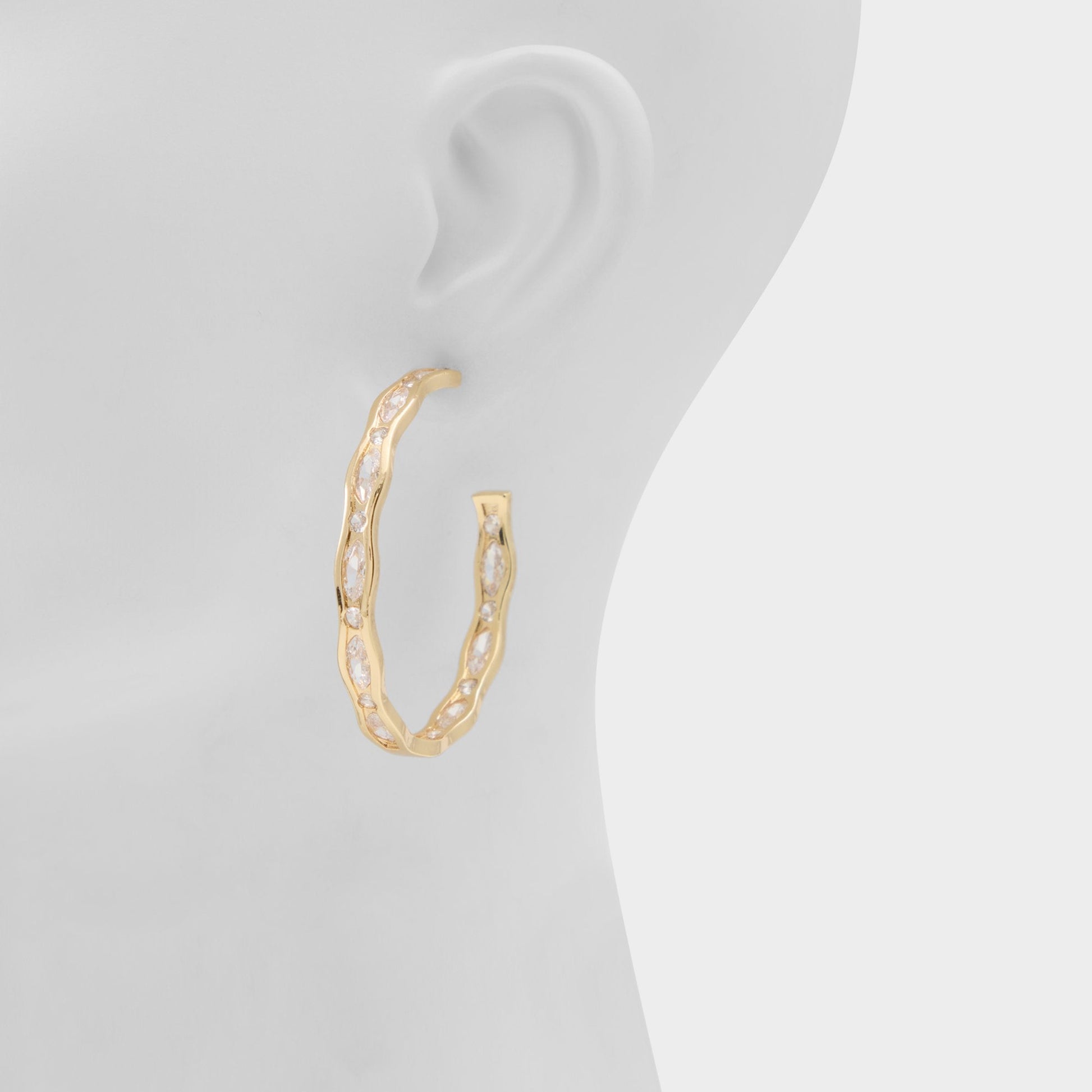 Aldo Cynthyia in Gold Clear Multi - Earrings Women|Accessories|New