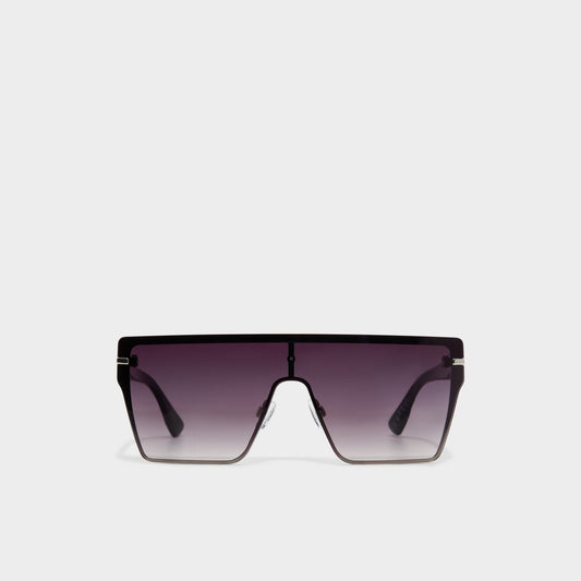 Aldo Gavenany Black/Silver Multi Women's Shield - Shield sunglasses Women|Accessories