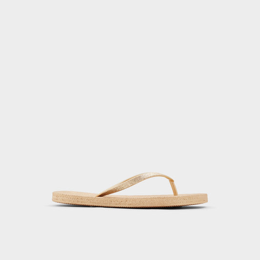 Aldo Aloomba Gold Women's Flats - Flip flop Women