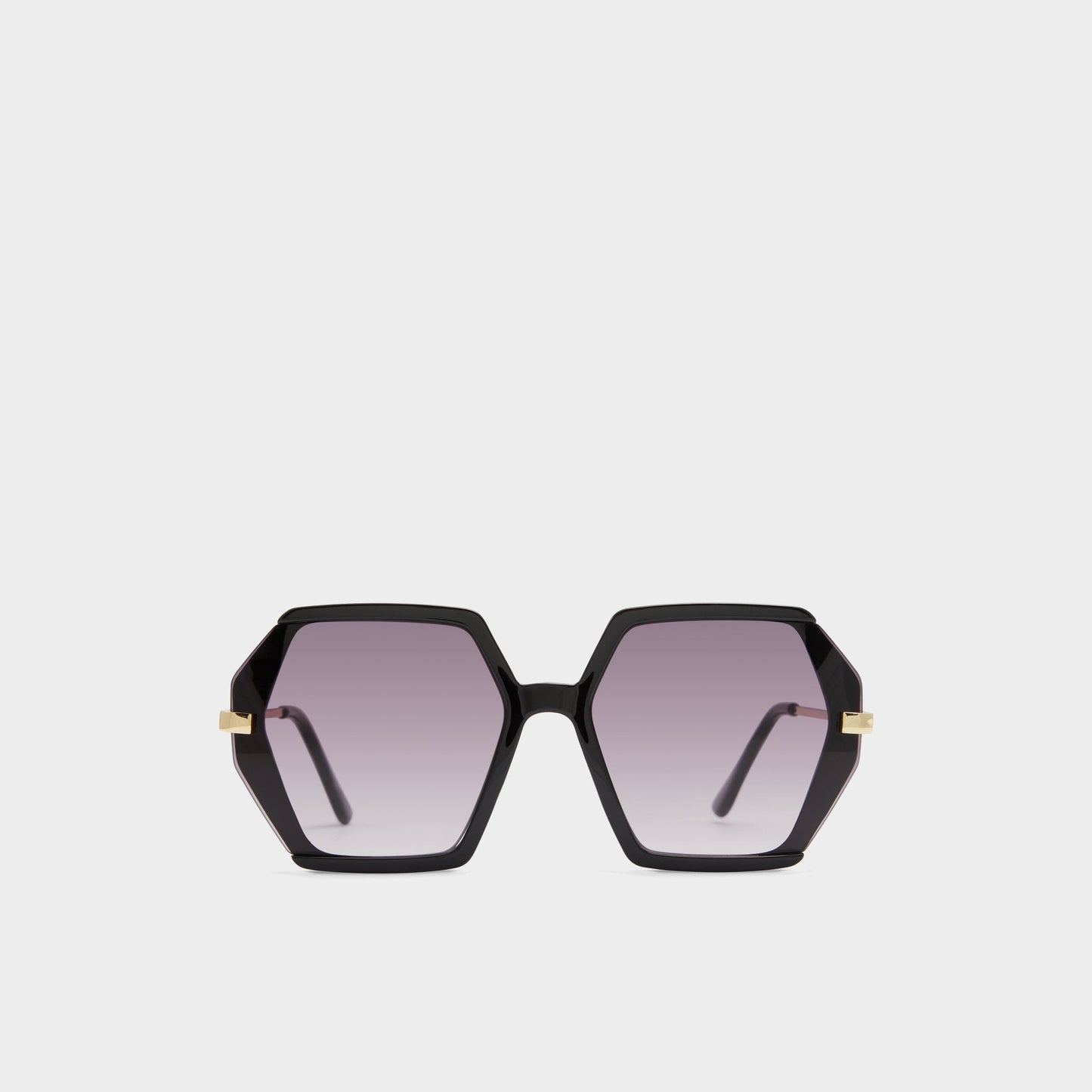 Aldo Yboa Black/Gold Multi Women's Statement sunglasses - Sunglasses Women|Accessories