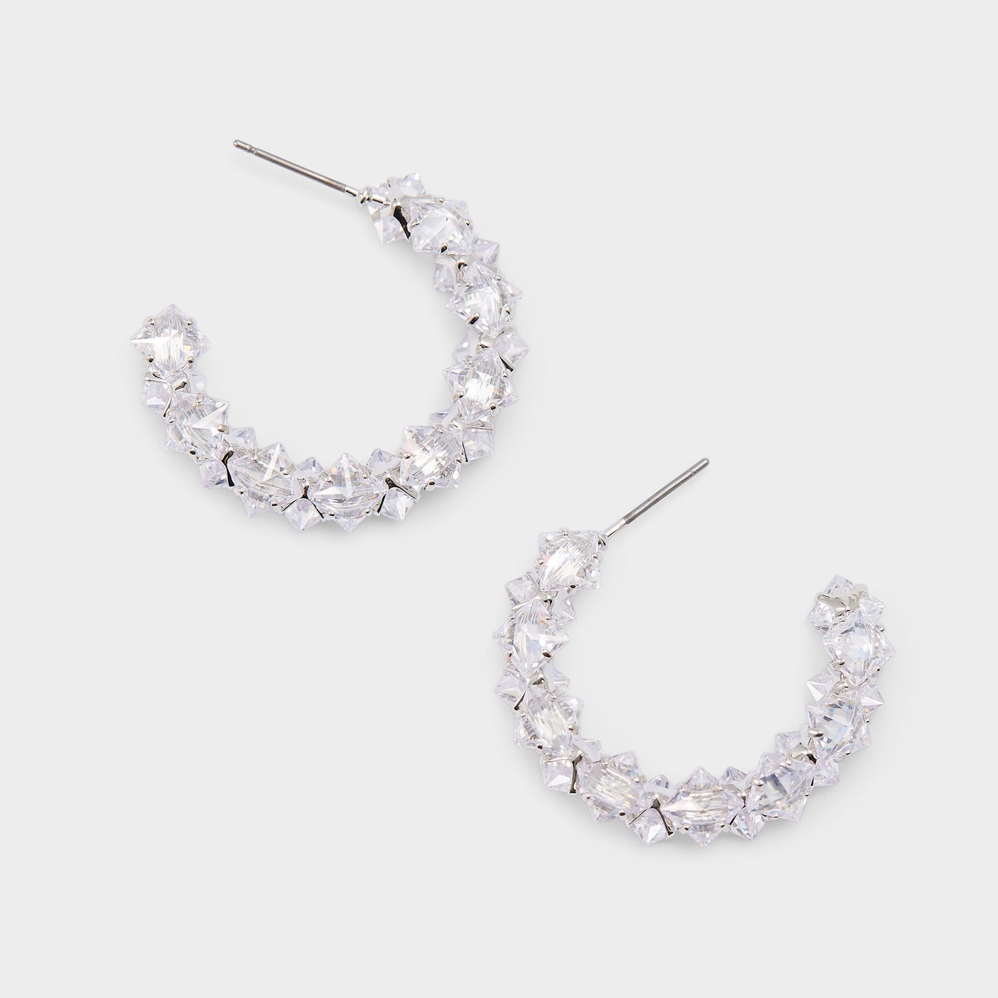 Aldo Adedrimar Silver/Clear Multi Women's Cubic Zirconia - Earrings Women|Accessories