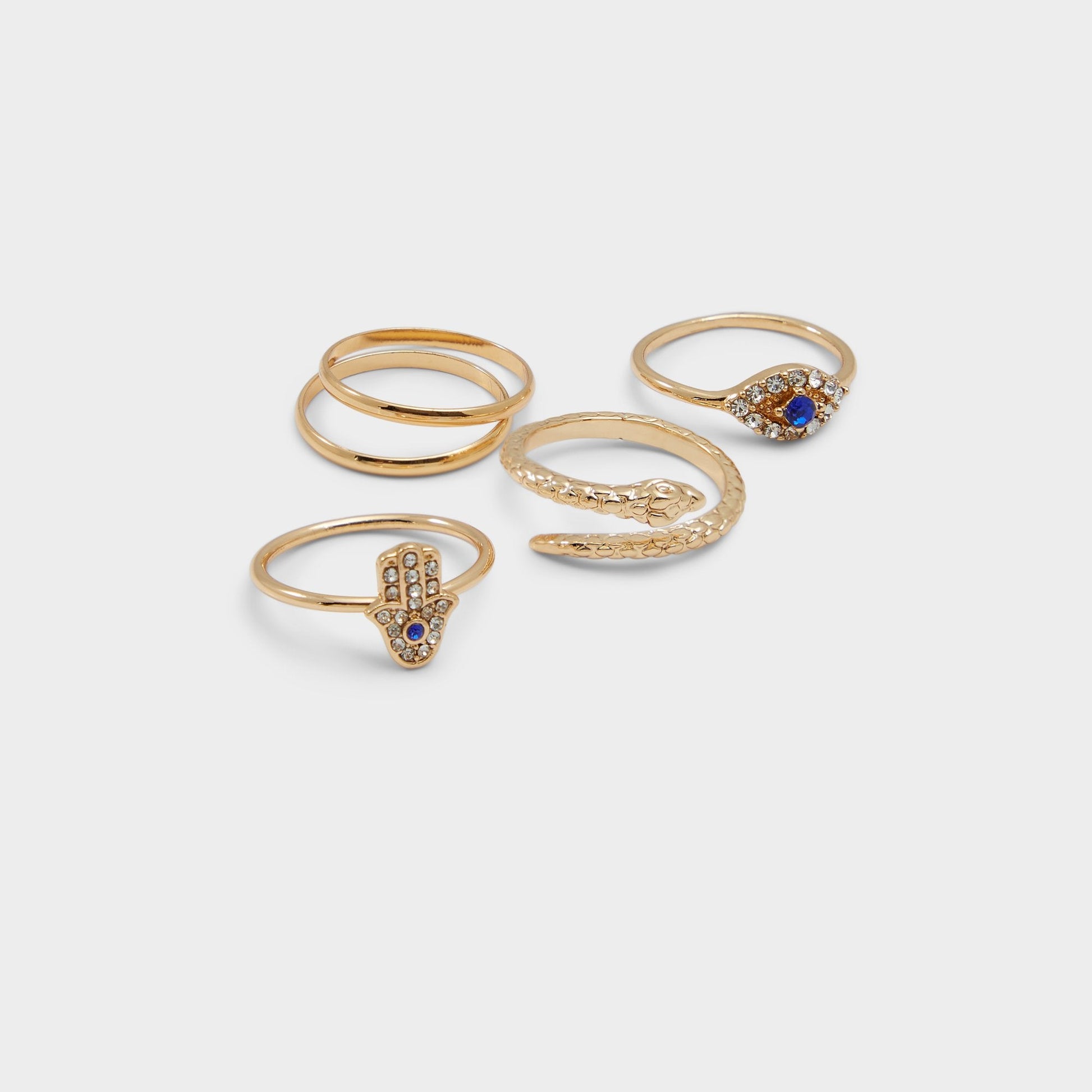 Aldo Eyeenvy Light Blue Women's Rings - Stackable rings Women|Accessories