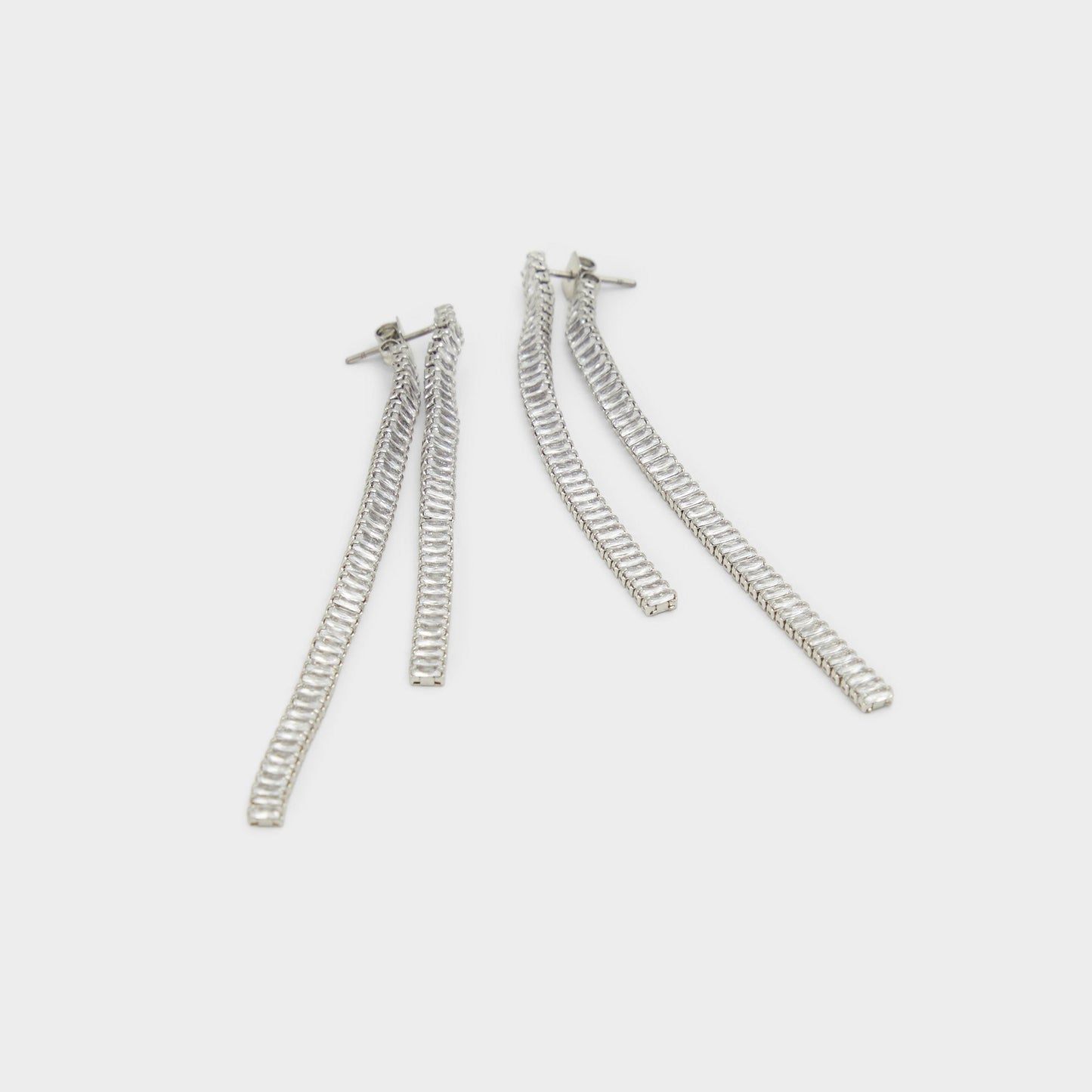 Aldo Svetna Silver/Clear Multi Women's Earrings - Drop earrings Women|Accessories