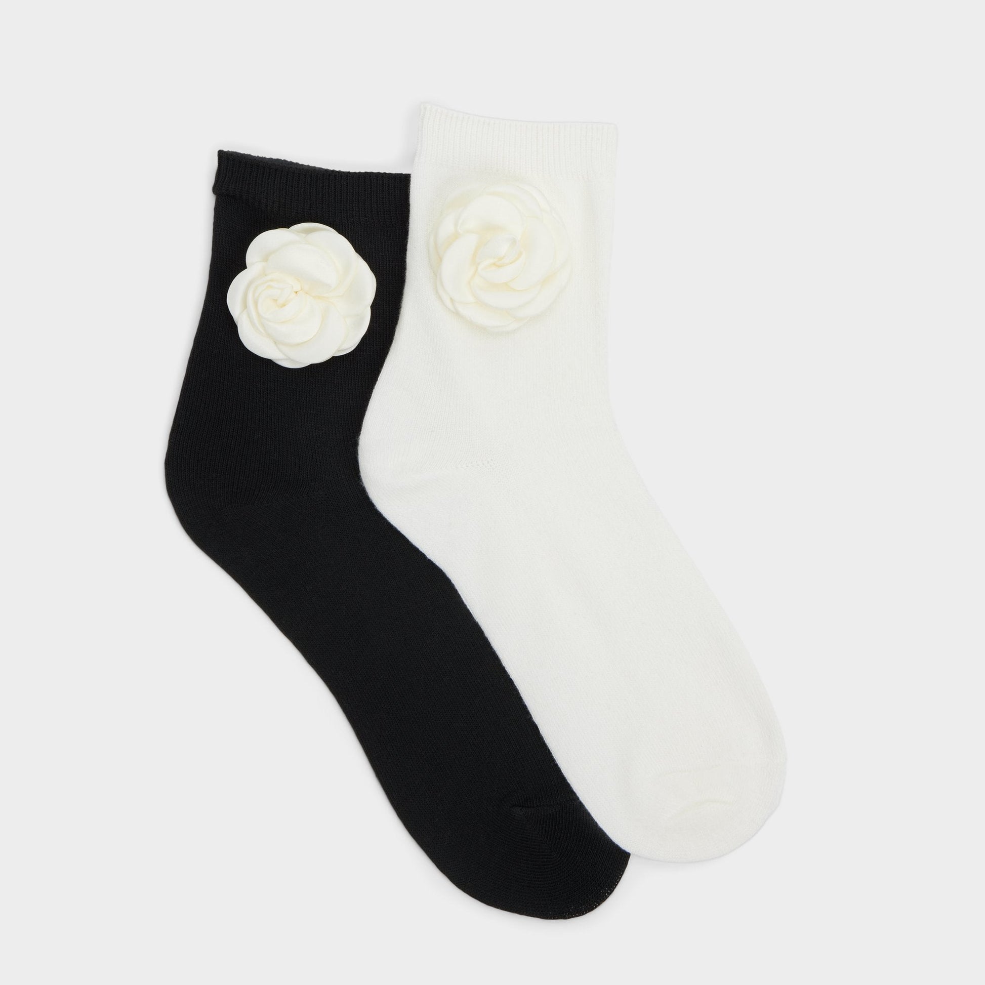Aldo Rosettesocks Black/White Women's Socks - Socks Women|Accessories