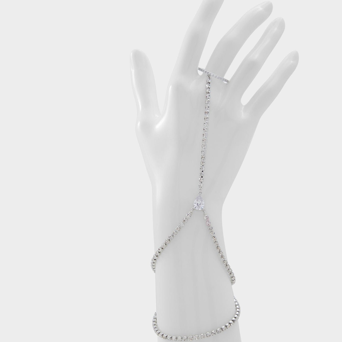 Aldo Unenda Silver/Clear Multi Women's Bracelets - Hand chain Women