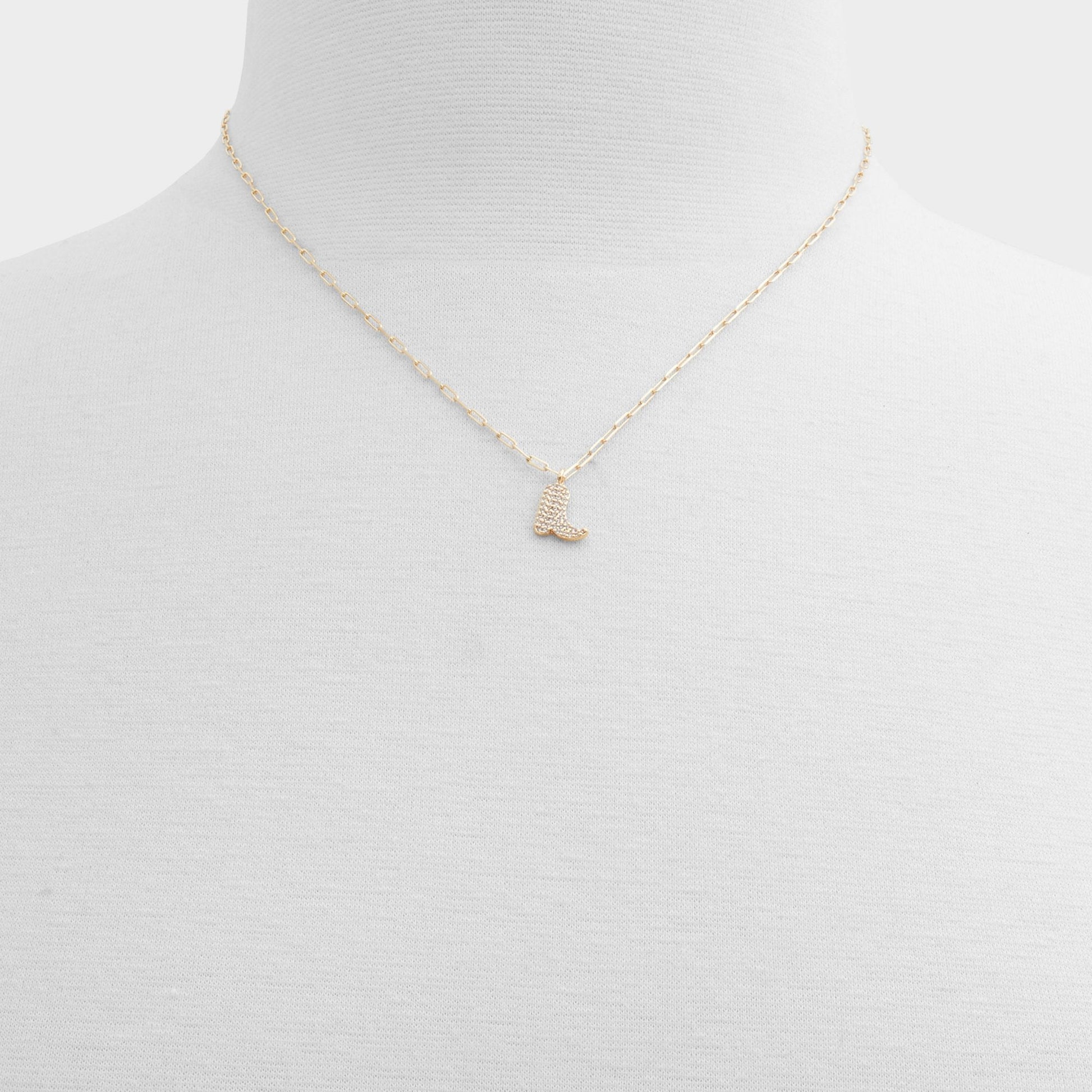 Aldo Lassolove Gold/Clear Multi Women's Necklaces - Pendant necklace Women|Accessories